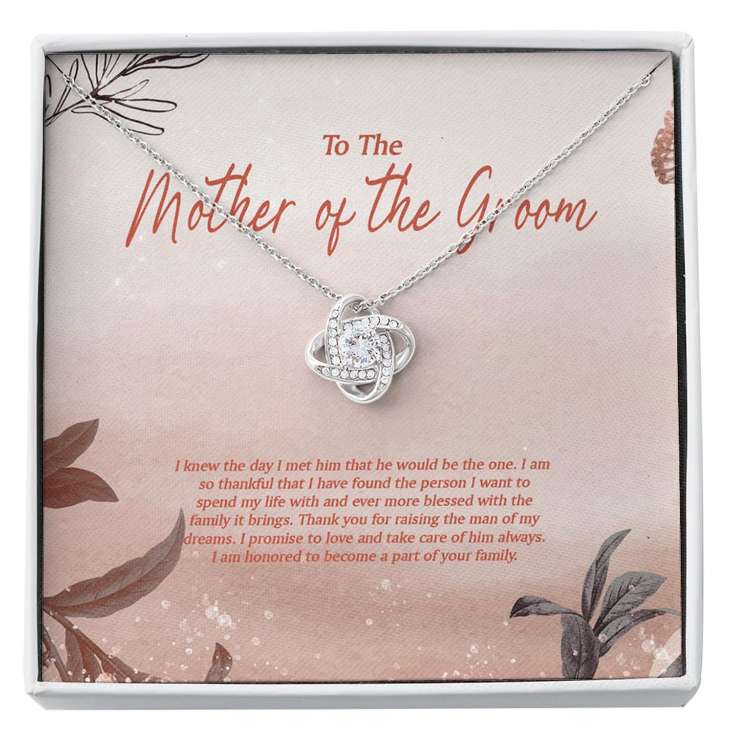 Mother Of The Bride Necklace Gift From Groom, Mother In Law Gift, Gift For Mother Of The Bride, Necklace For Mother In Law, Wedding Custom Necklace