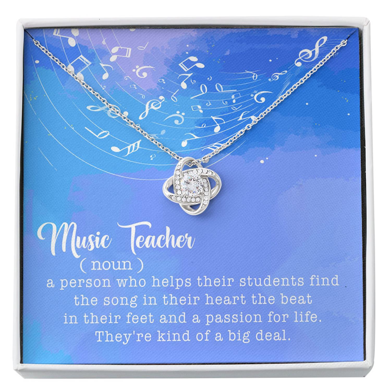 Music Teacher Gift, Music Teacher Definition Necklace, Music Lovers Gift, Teacher Retirement Gift Necklace Music Custom Necklace