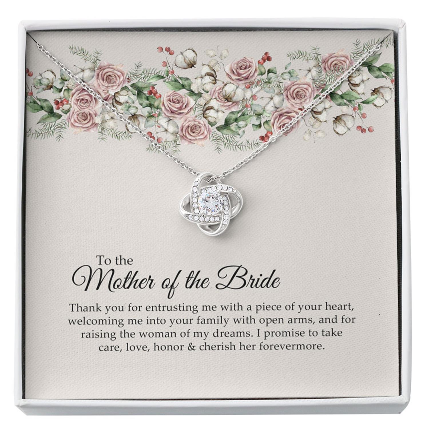 Mother-in-law Necklace, Mother In Law Necklace - Mother Of The Bride Gift From Groom - Custom Necklace