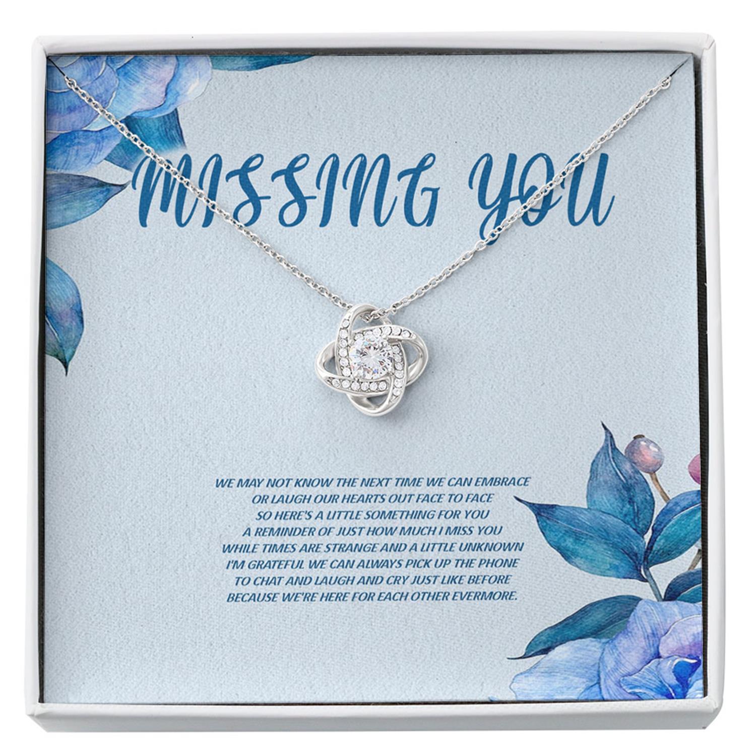 Mom Necklace, Miss You Gift Necklace: Gift For Friend, Sister, Mom, Grandma, Aunt, Soul Sister, Tribe Custom Necklace