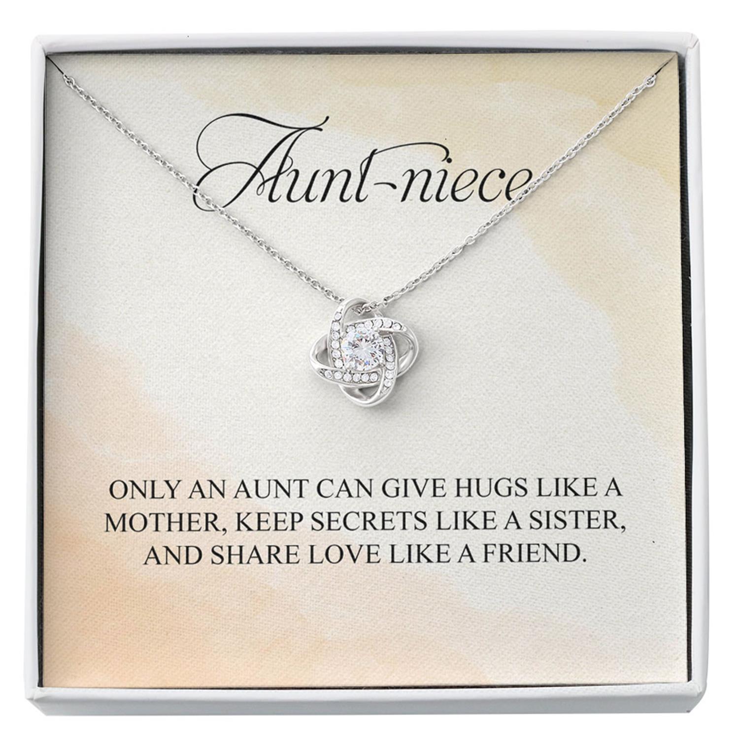 Aunt Necklace, Niece Necklace, Aunt Niece Necklace, Niece-aunt Gift, Aunt And Niece Custom Necklace