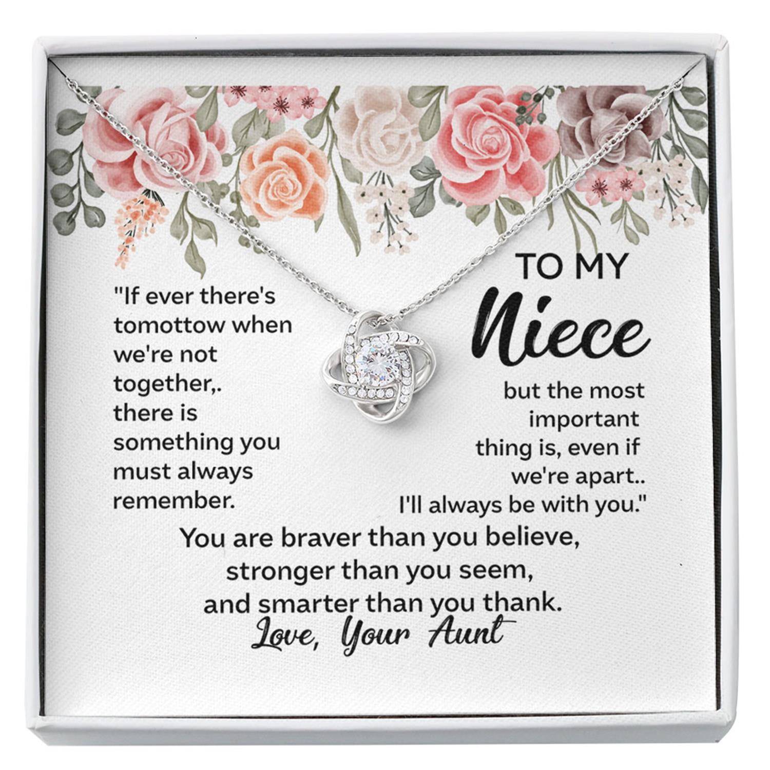 Aunt Necklace, Niece Necklace, Aunt Necklace, Niece Necklace, To My Niece Necklace, Gift For Niece, Niece Gift From Aunt, Niece Gift Custom Necklace