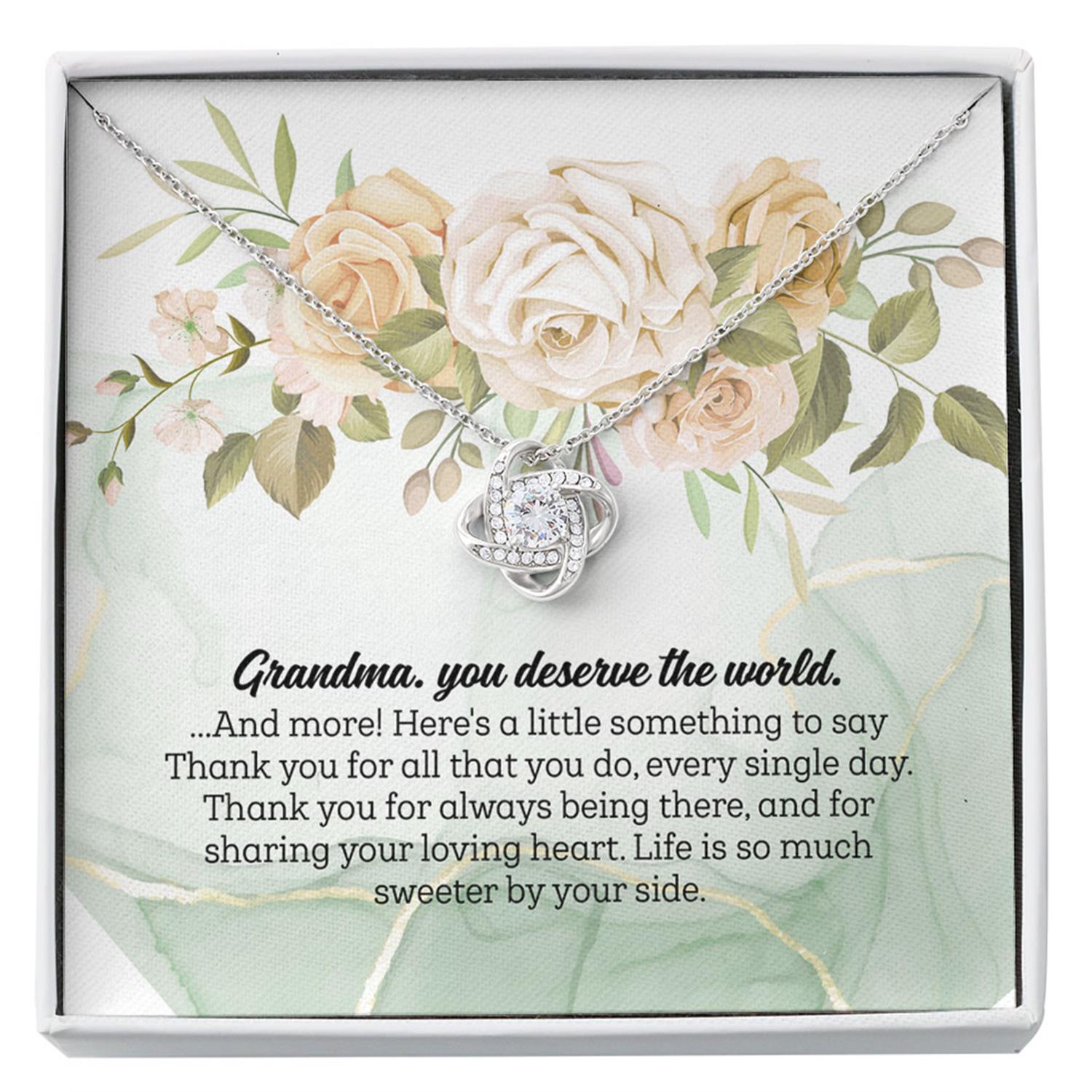 Grandmother Necklace, Grandma Necklace, Grandma Gift, Gift For Grandma, New Grandma To Be Custom Necklace