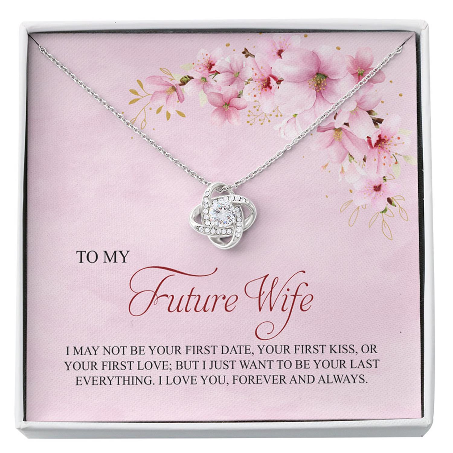 Girlfriend Necklace, Future Wife Necklace, To My Future Wife Necklace, Engagement Gift For Future Wife, Bride, Fiancee Custom Necklace