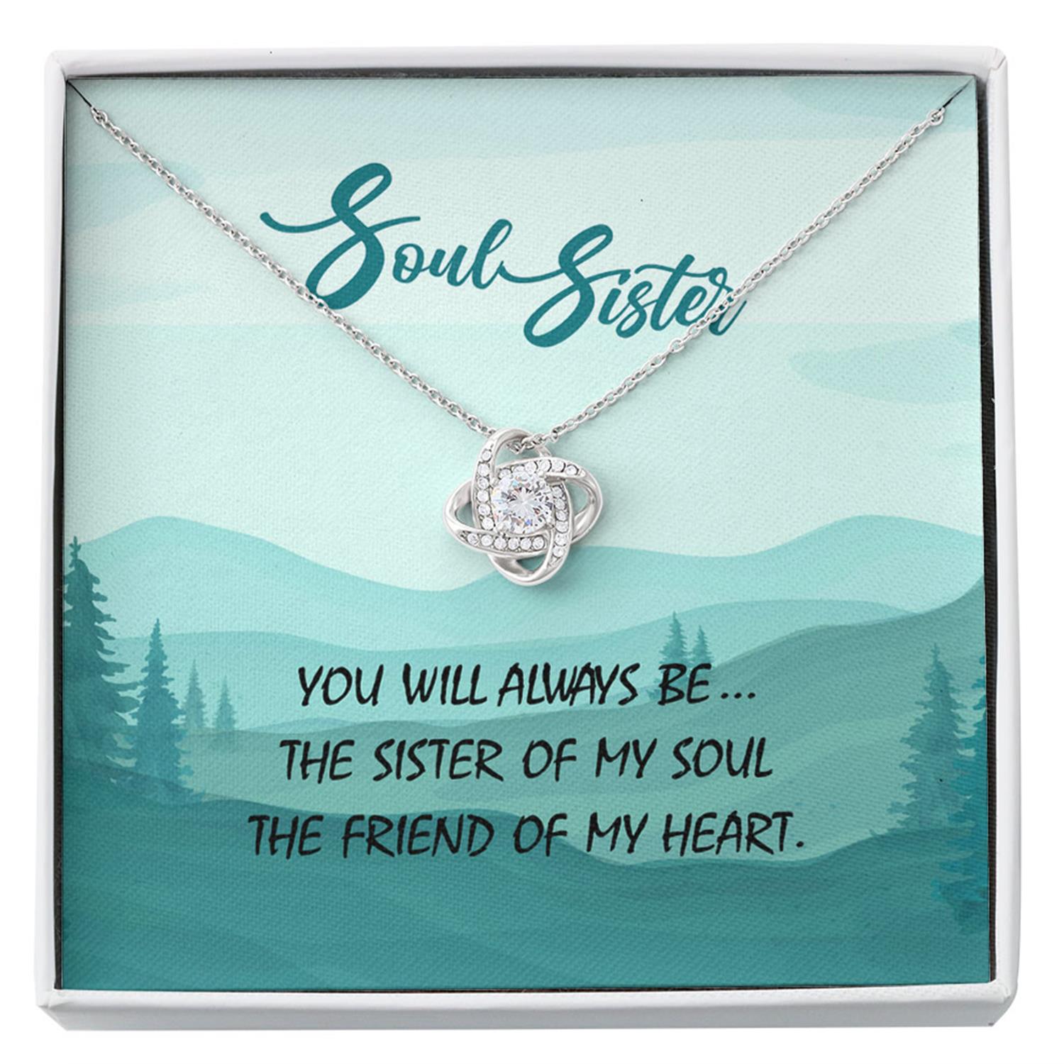 Sister Necklace, Soul Sisters Necklace Gift, Bff Necklace, Best Friend Gift Custom Necklace