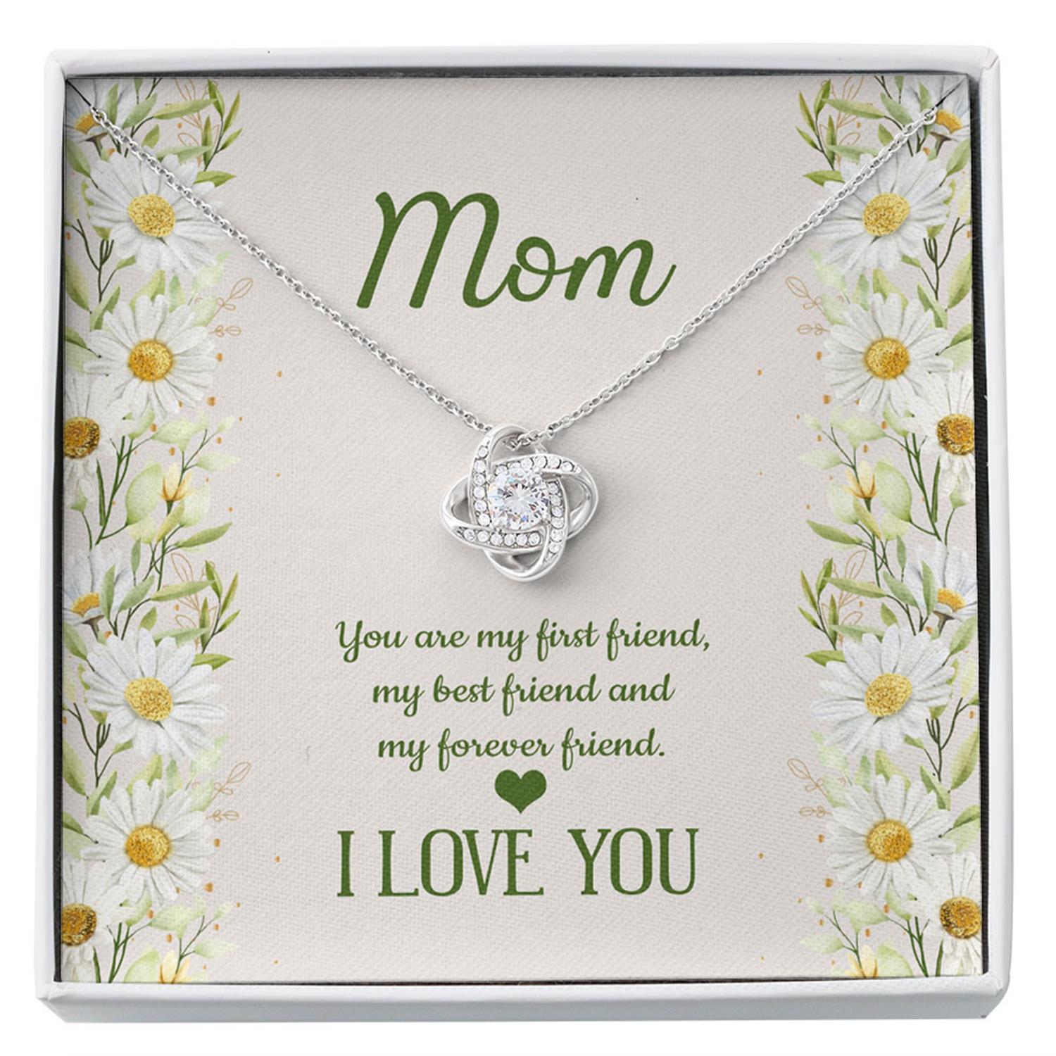 Mom Necklace, Necklace For Mom - Gift For Mom - Mom Gift From Daughter Son Custom Necklace