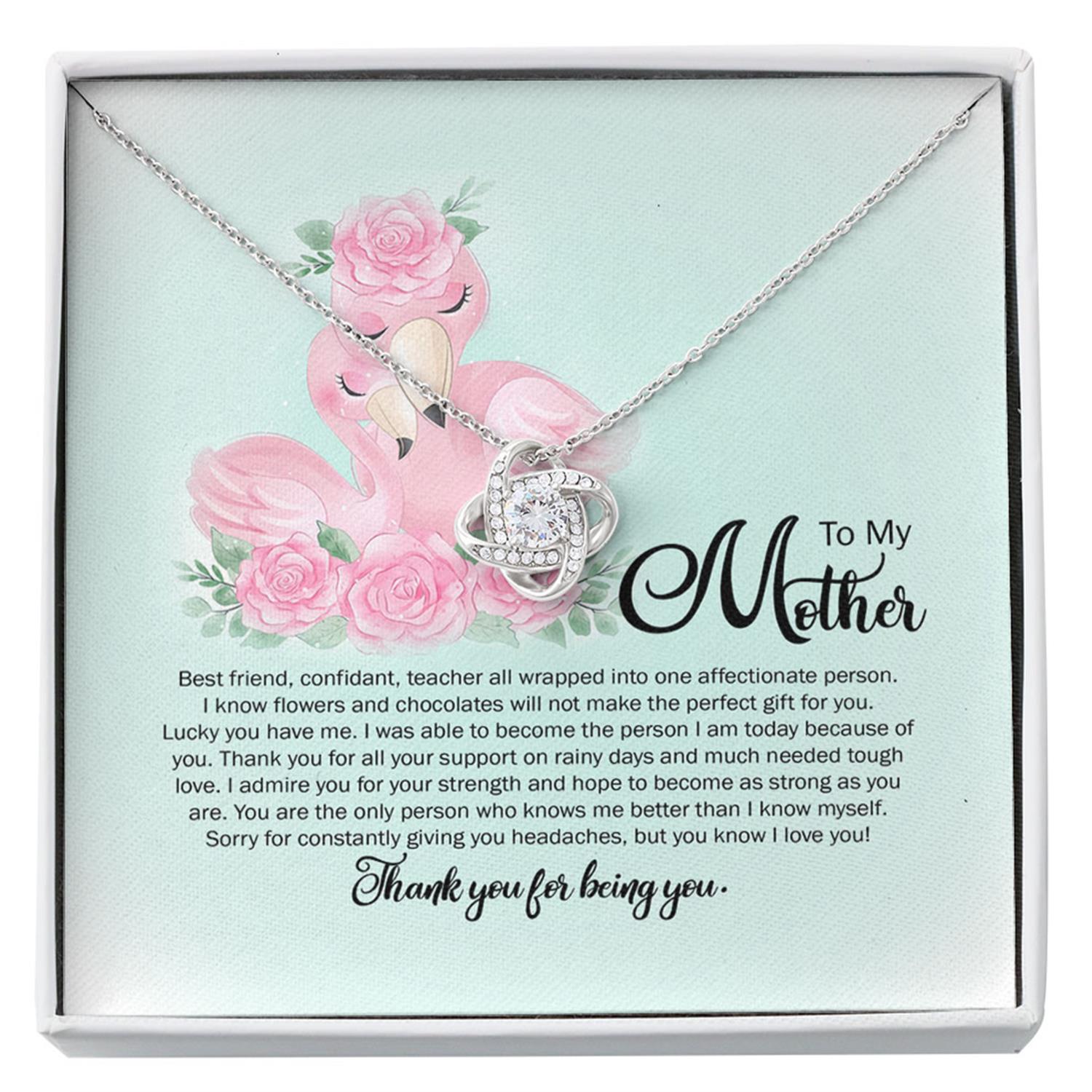 Mom Necklace, To My Mother Necklace Gift For Mom, Mother's Day Necklace From Daughter Son Custom Necklace