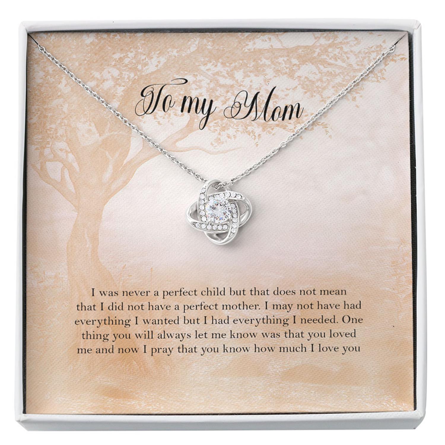 Mom Necklace, To My Mom Necklace Gift, Mother Necklace, Gift For Mom Custom Necklace