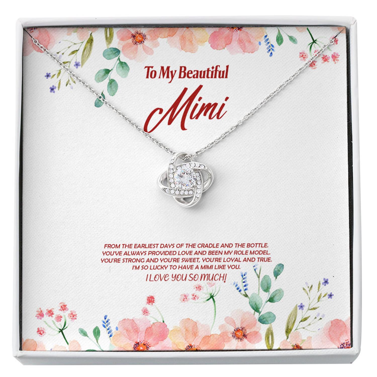 Grandmother Necklace, Mimi Necklace Gift, Mimi Sign, Best Mimi Ever, Mimi Custom Necklace