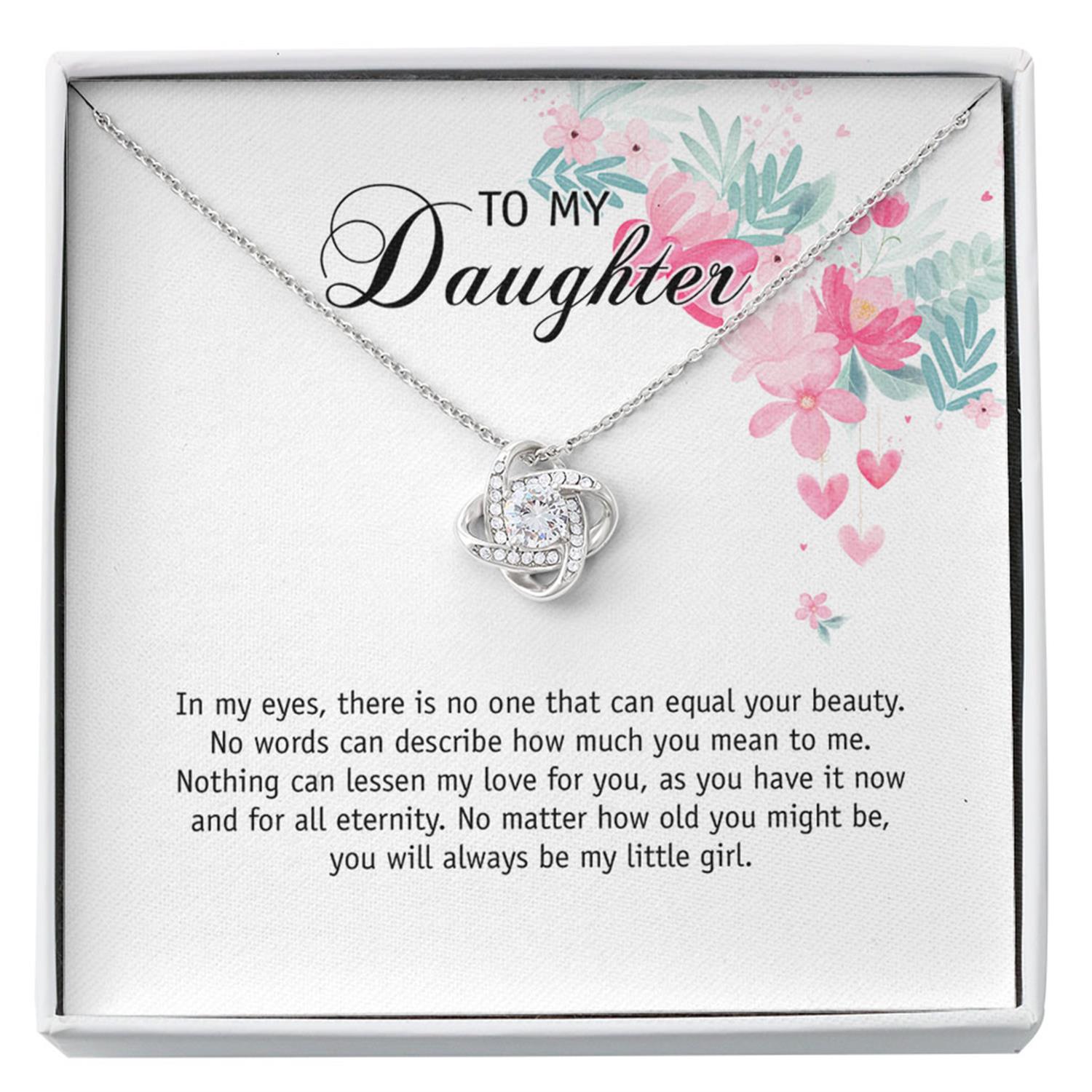 Daughter Necklace, Stepdaughter Necklace, To My Daughter Necklace Gift - Gift For Daughter From Mom Custom Necklace