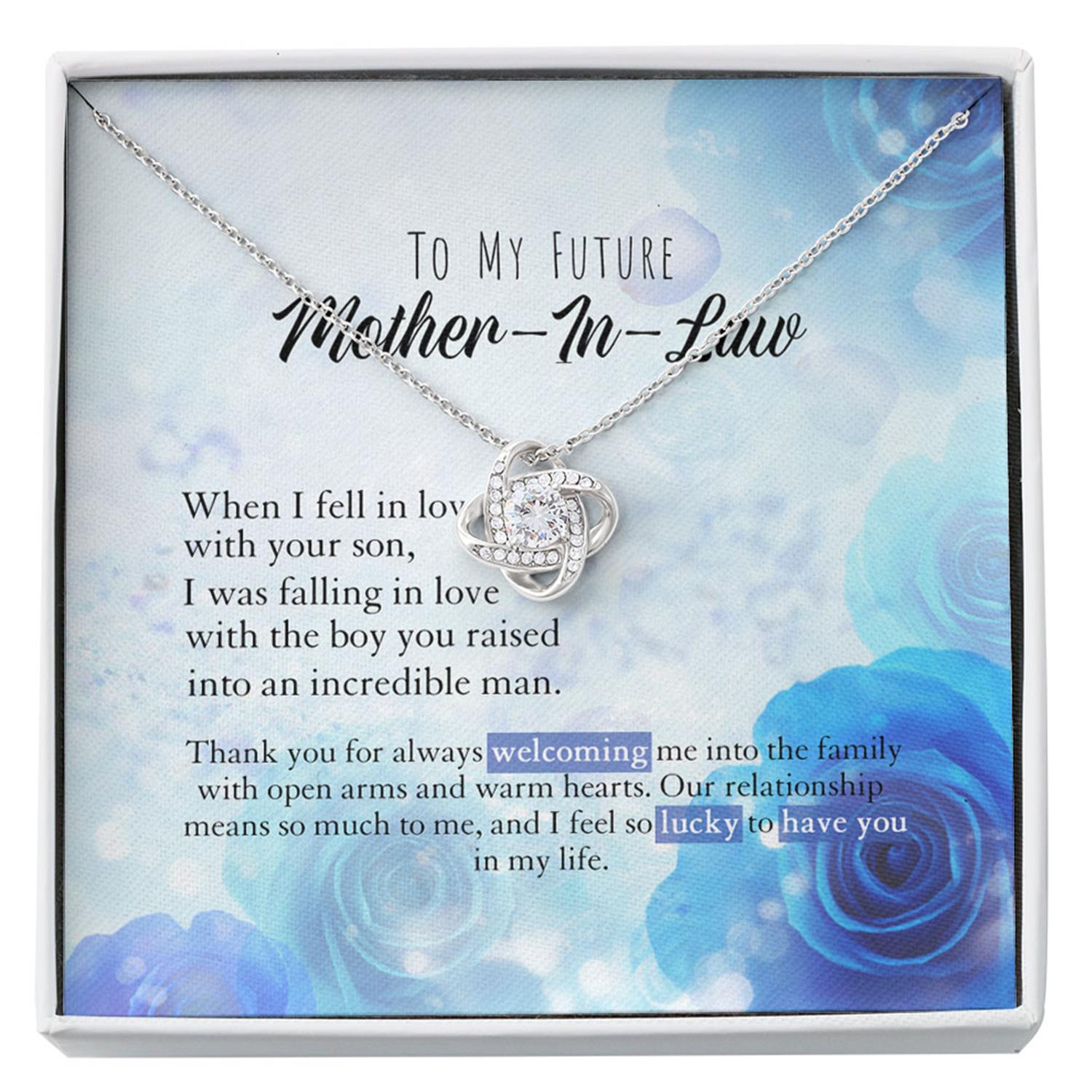 Mother-in-law Necklace, Future Mother In Law Necklace Gifts, Soon To Be Mother-in-law Necklace From Girlfriend Bride Custom Necklace
