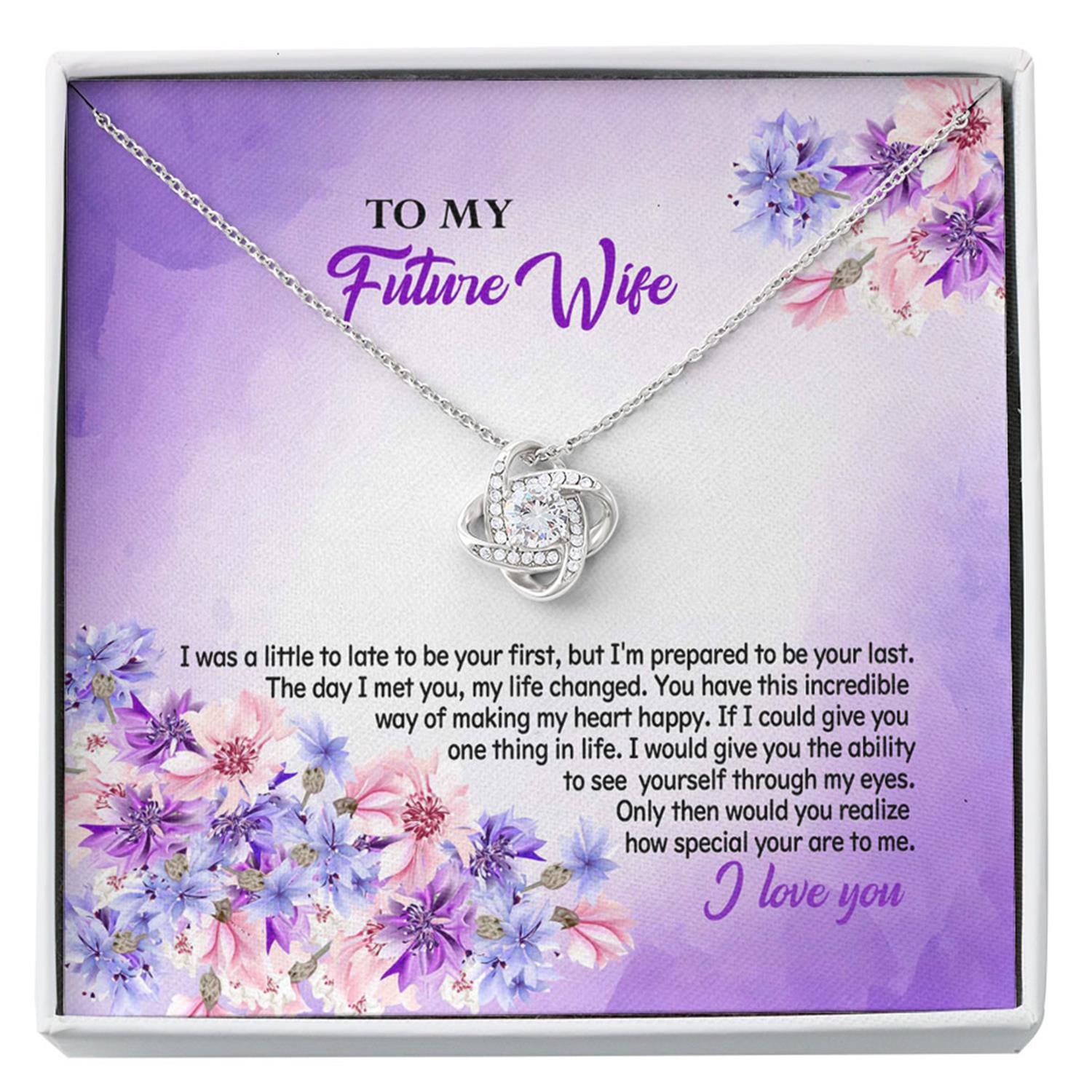 Future Wife Necklace, To My Future Wife Necklace, Last Everything Necklaces, Soulmate Jewelry Gift For Her Custom Necklace