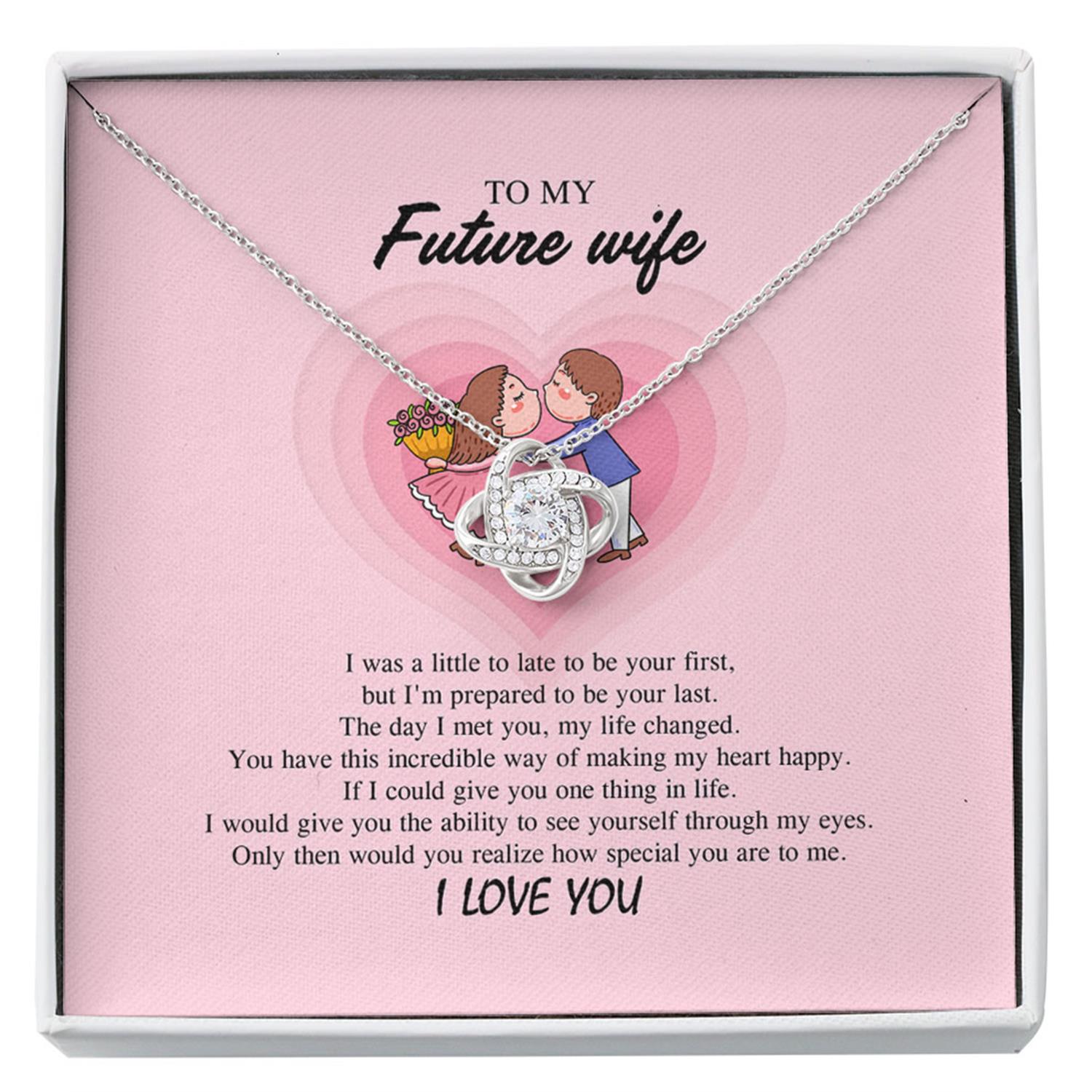 Future Wife Necklace, To My Future Wife Necklace Future Wife Gifts Necklace Fiancee And Couple Gifts Custom Necklace
