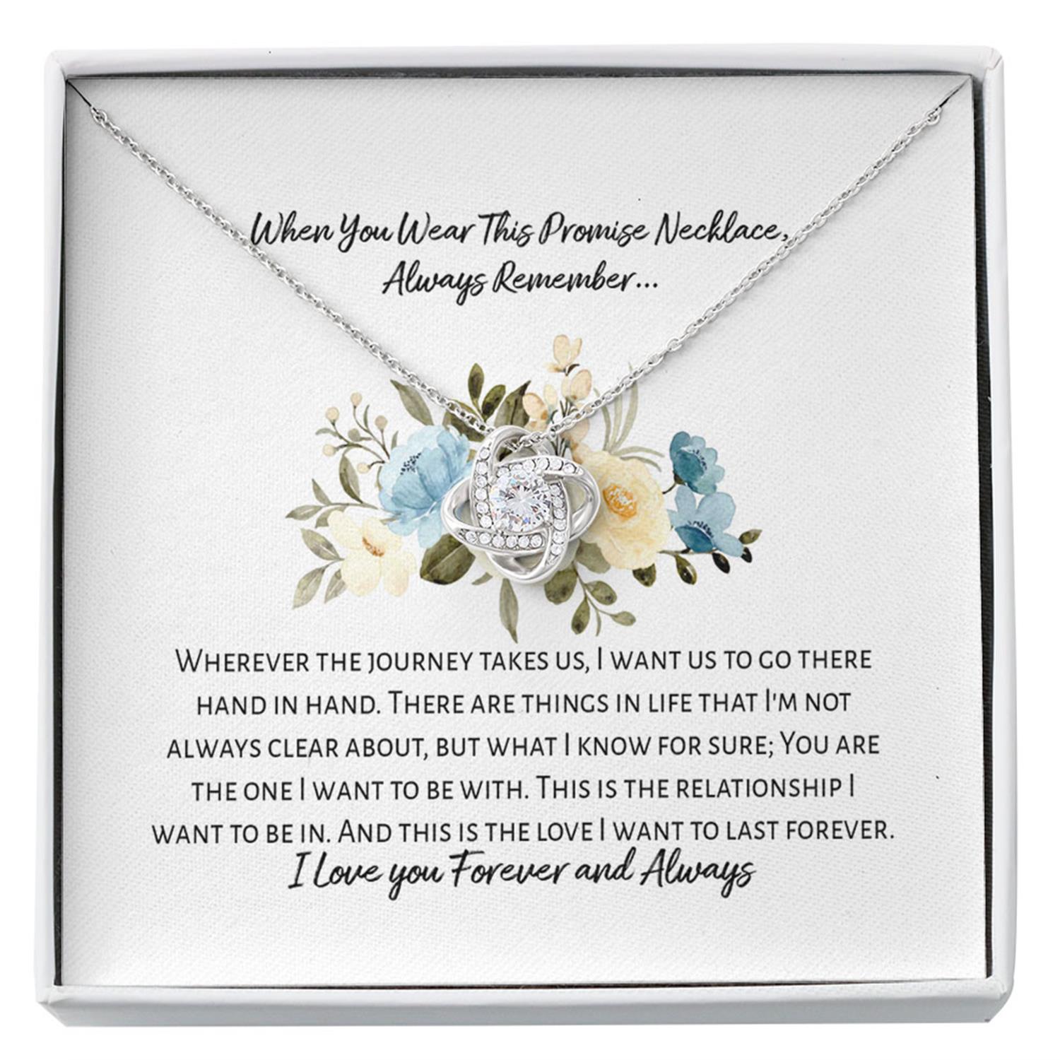 Girlfriend Necklace, Wife Necklace, To My Love "Promise Necklace" Necklace Gift Custom Necklace