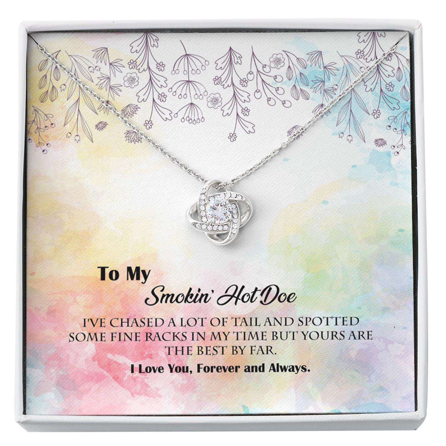 To My Smokin' Hot Doe "Tail" Necklace Gift Custom Necklace