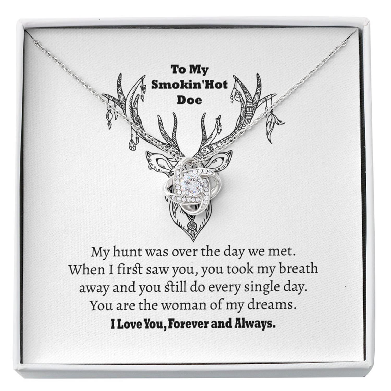 To My Smokin' Hot Doe "Dreams" Necklace Gift Custom Necklace