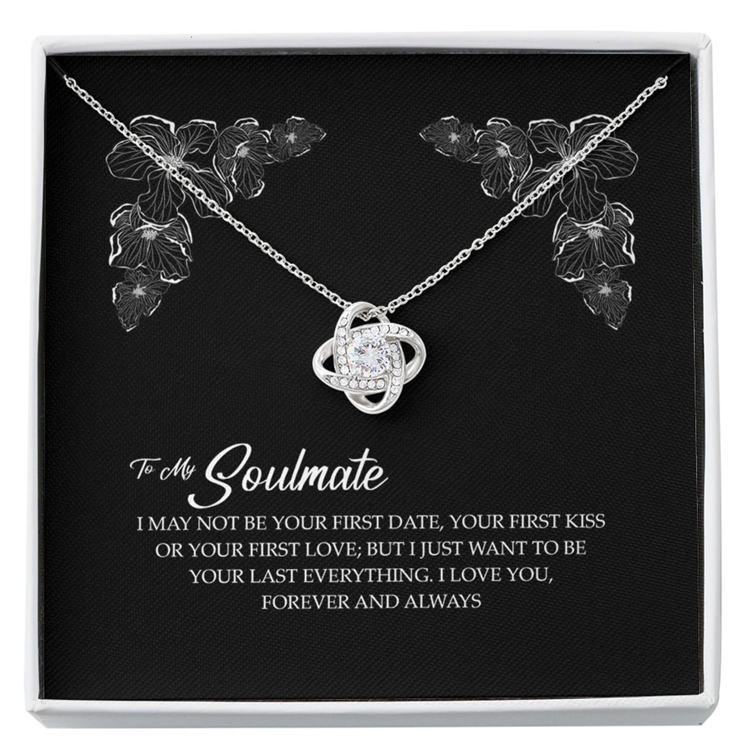 Girlfriend Necklace, Future Wife Necklace, Wife Necklace, To My Soulmate Forever Love Necklace, Gift For Your Better Half, I Love You Forever And Always Custom Necklace