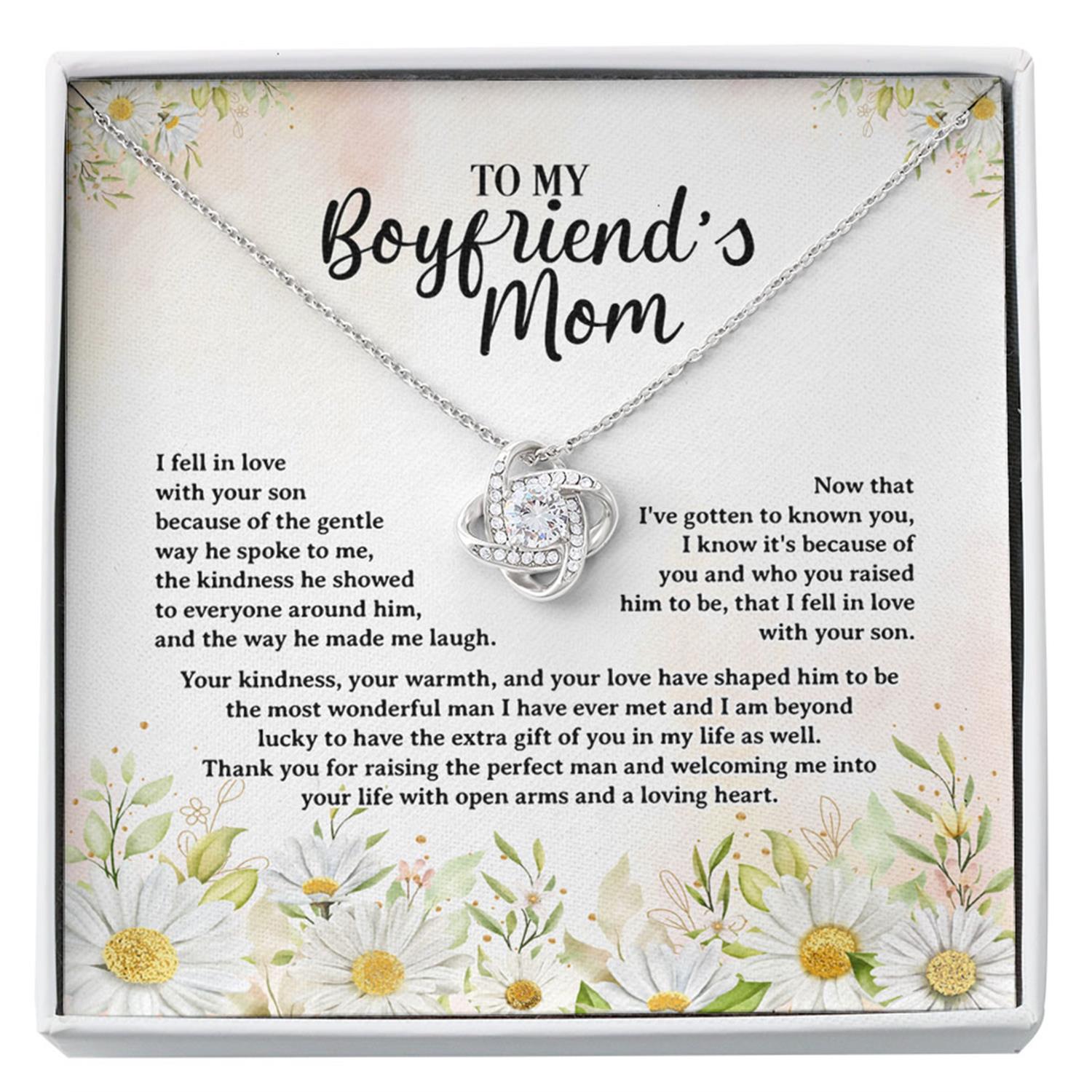 Mother-in-law Necklace, Necklace Gift To My Boyfriend's Mom, Boyfriends Mom Custom Necklace
