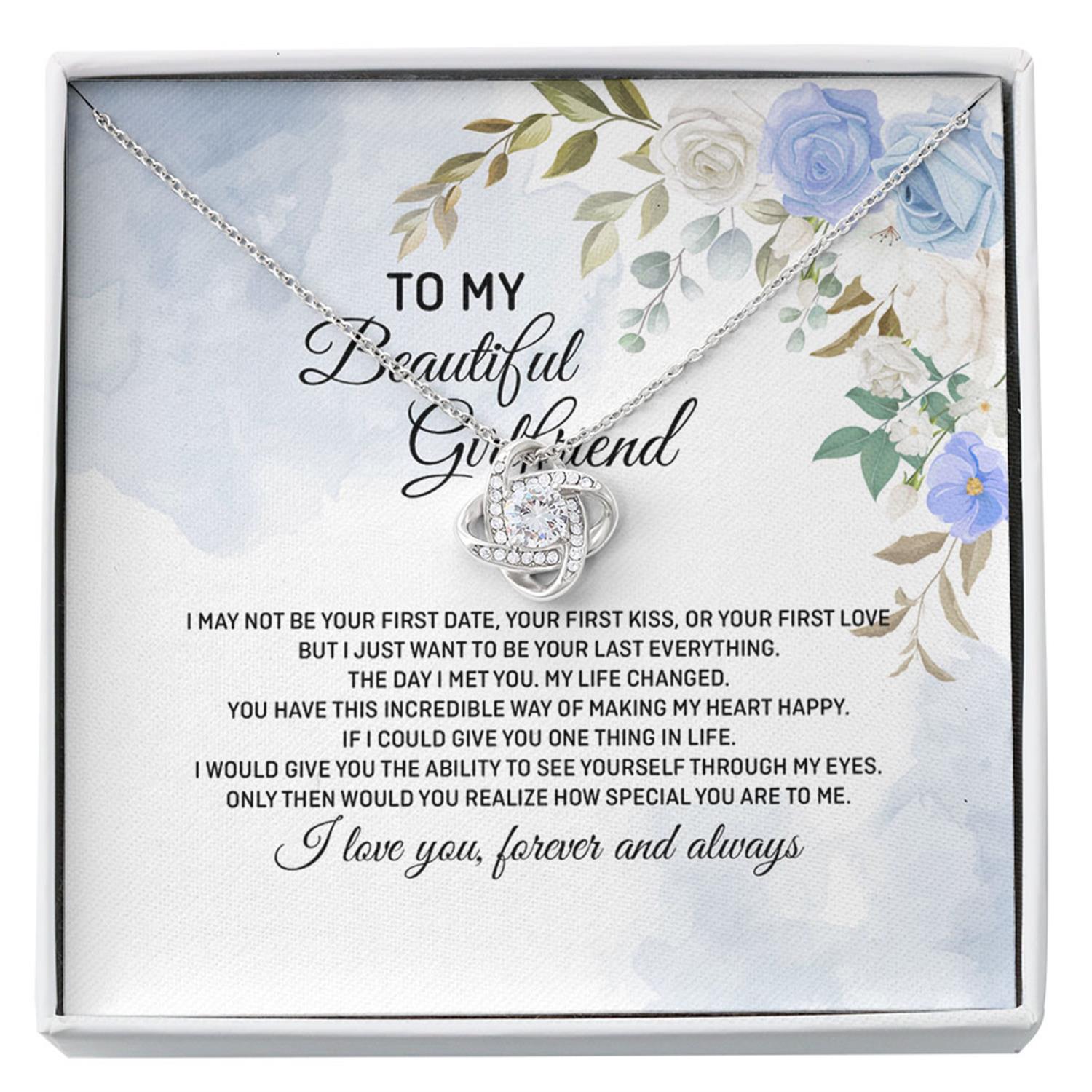 Girlfriend Necklace, To My Beautiful Girlfriend How Special You Are To Me Girlfriend Gifts Custom Necklace