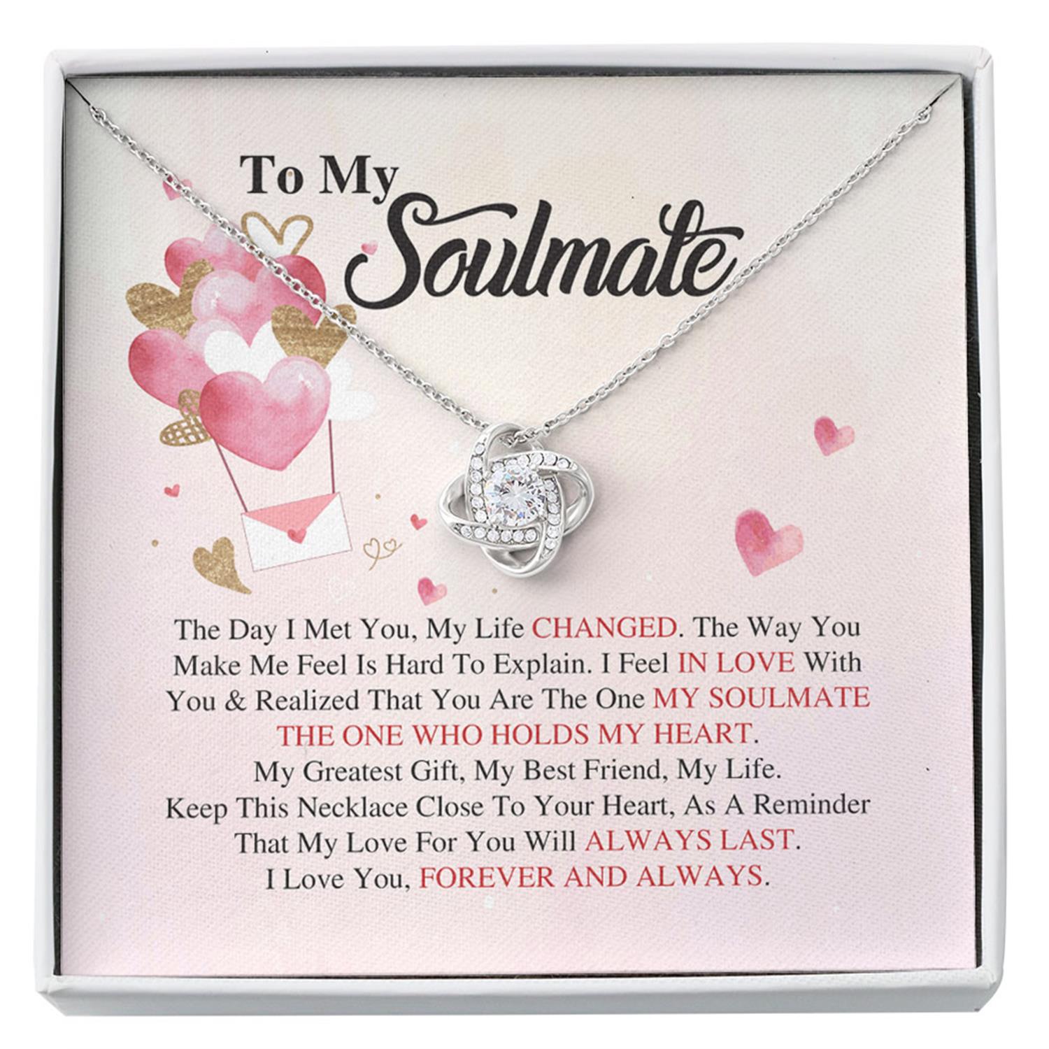 Girlfriend Necklace, Future Wife Necklace, Wife Necklace, Soulmate Necklace Gift For Her From Husband Boyfriend,Love Always Last Custom Necklace