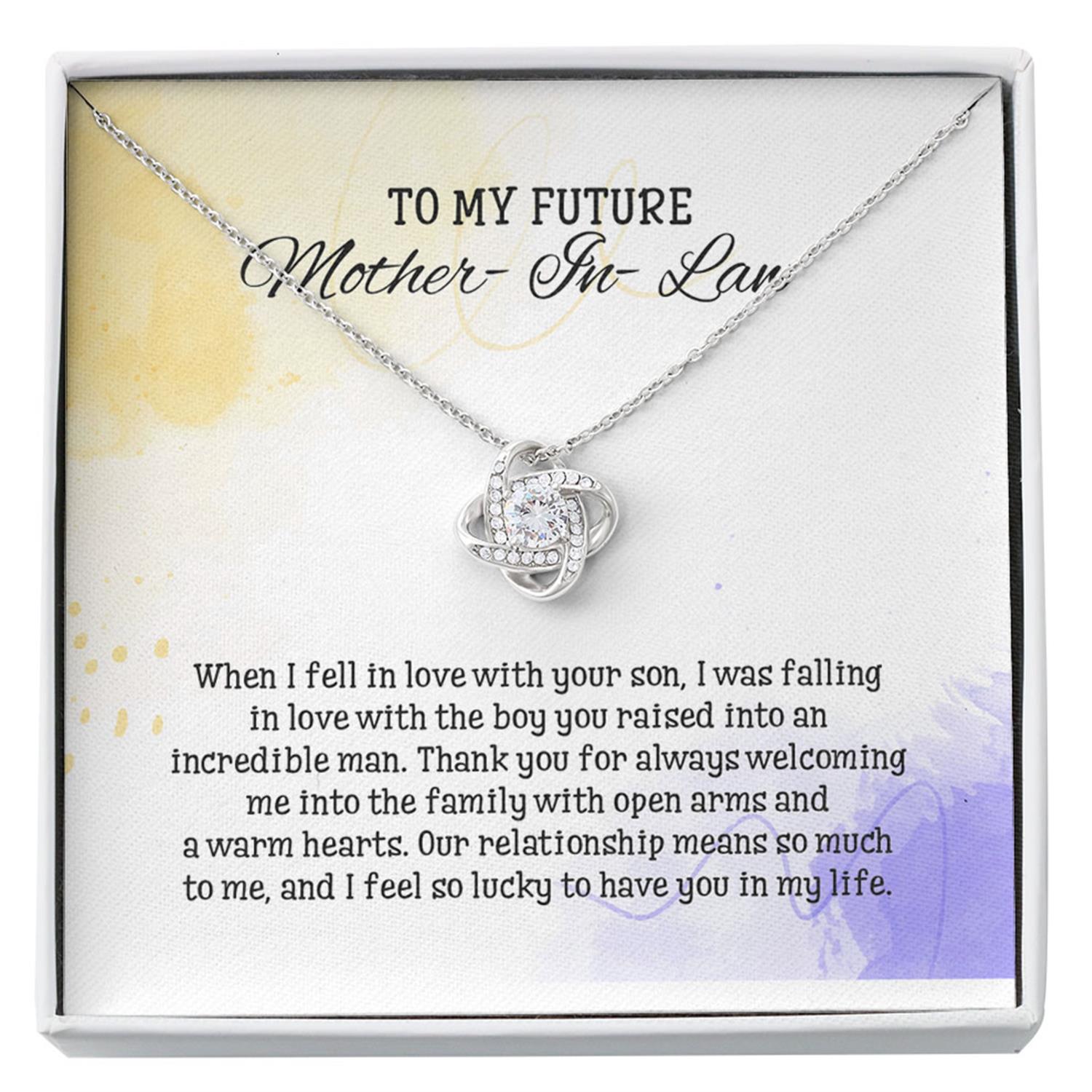 Mother-in-law Necklace, Necklace To My Future Mother In Law When I Fell In Love With Your Son Custom Necklace