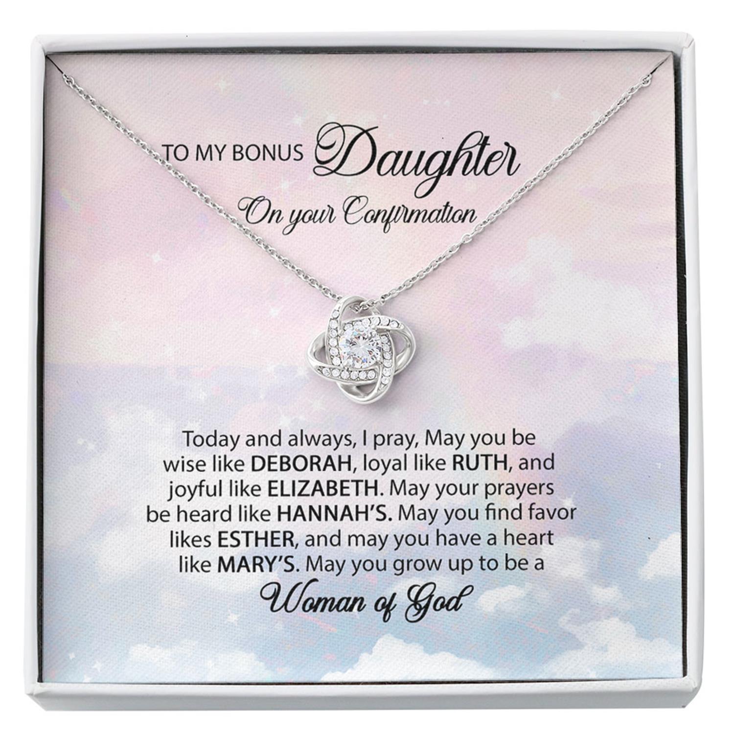 Daughter Necklace, Confirmation Necklace Gift For Teenage Girl, Confirmation, Holy Communion Custom Necklace