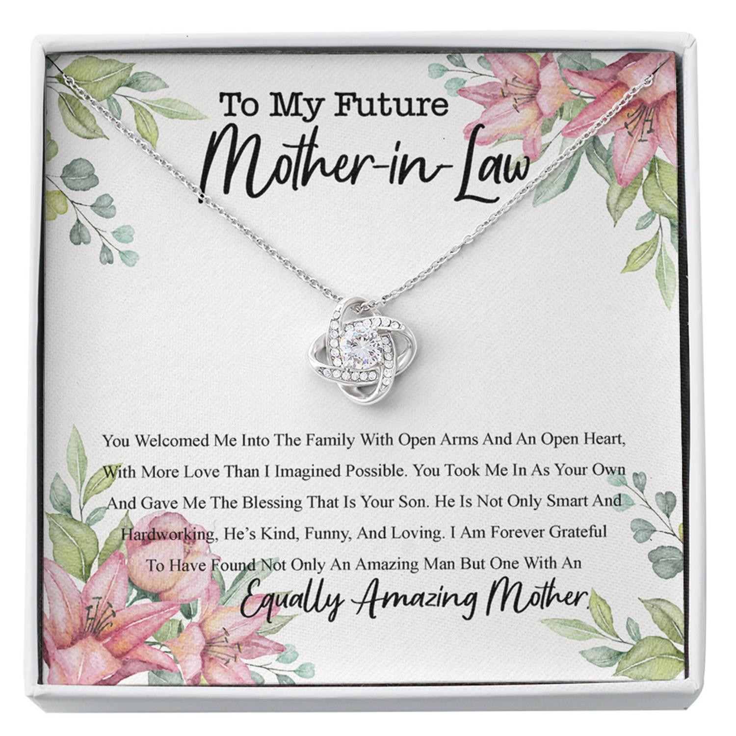 Mom Necklace, Mother-in-law Necklace, Future Mother In Law Necklace Gift From Bride On Wedding, Mother's Day Custom Necklace