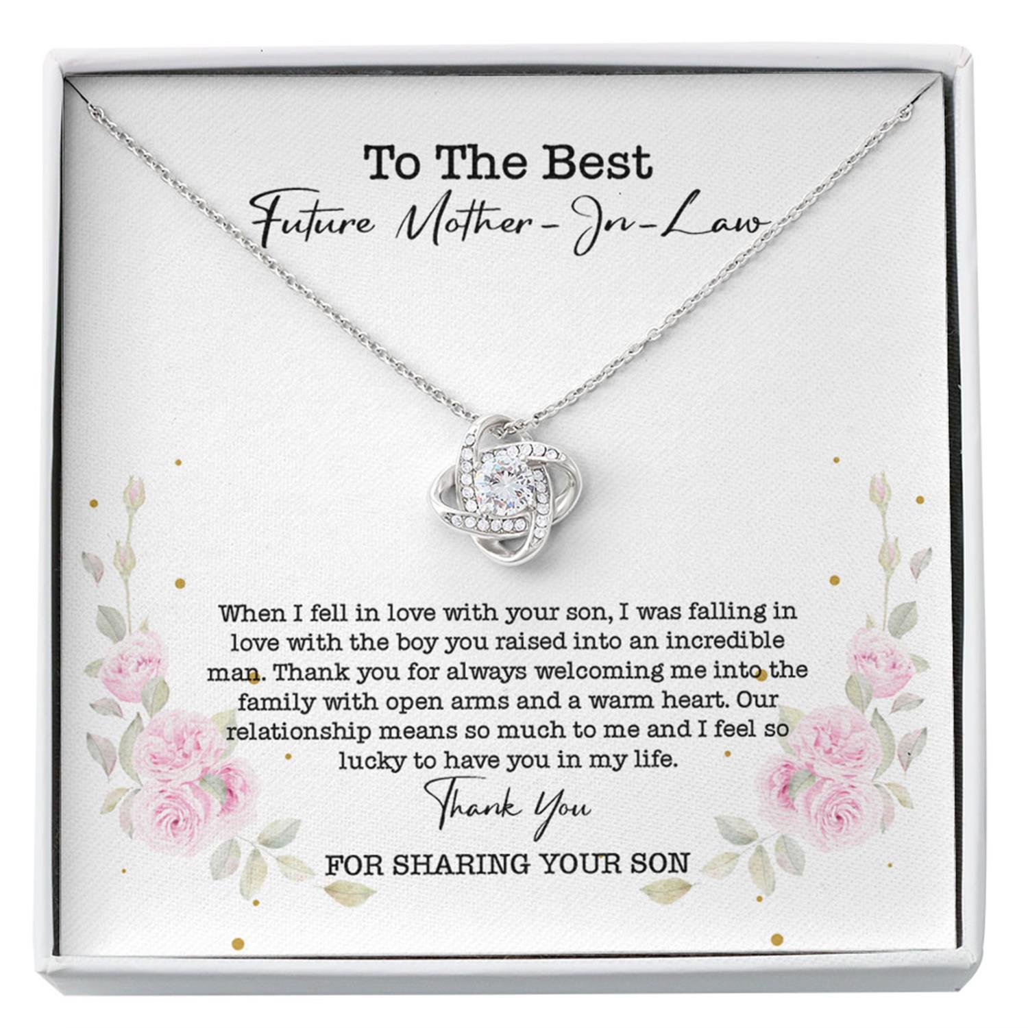 Mother-in-law Necklace, To My Future Mother-in-law Necklace, Engagement Gift Custom Necklace