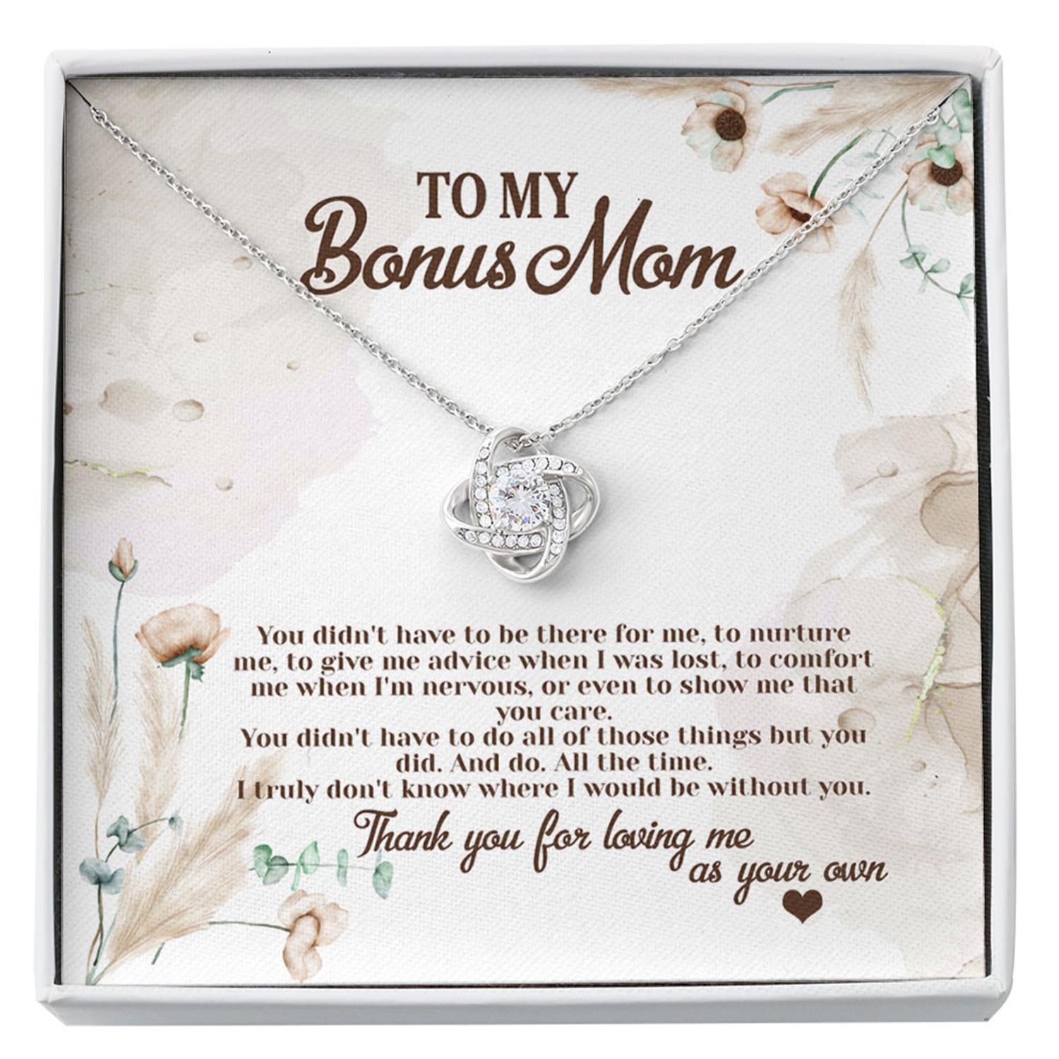 Mom Necklace, Stepmom Necklace, Bonus Mom Necklace Gift, Gift For Step Mom, Stepmother, Second Mom, Adoptive Mom Custom Necklace