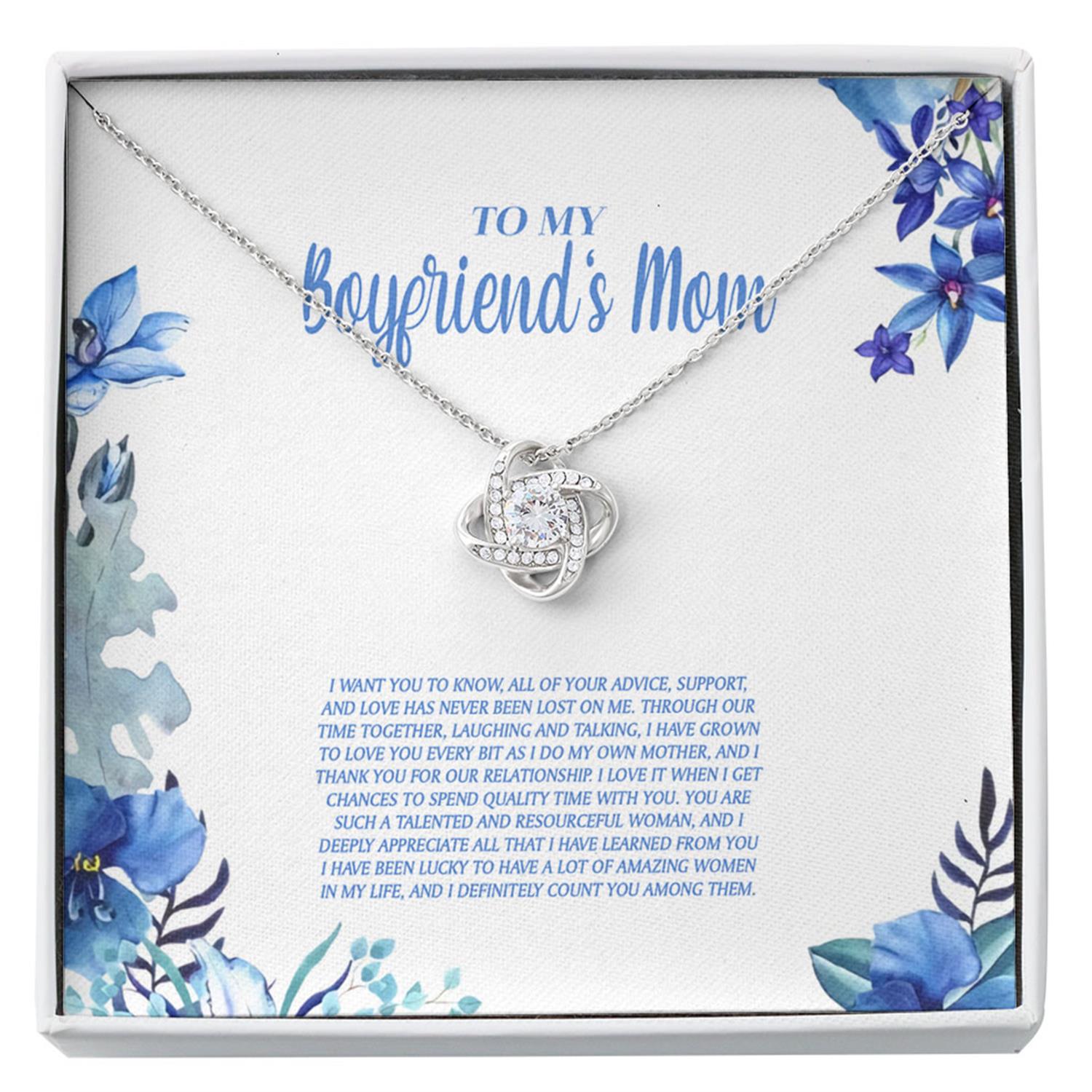 Mom Necklace, Mother-in-law Necklace, Gift To My Boyfriend's Mom Necklace, Gift For Future Mother-in-law Custom Necklace