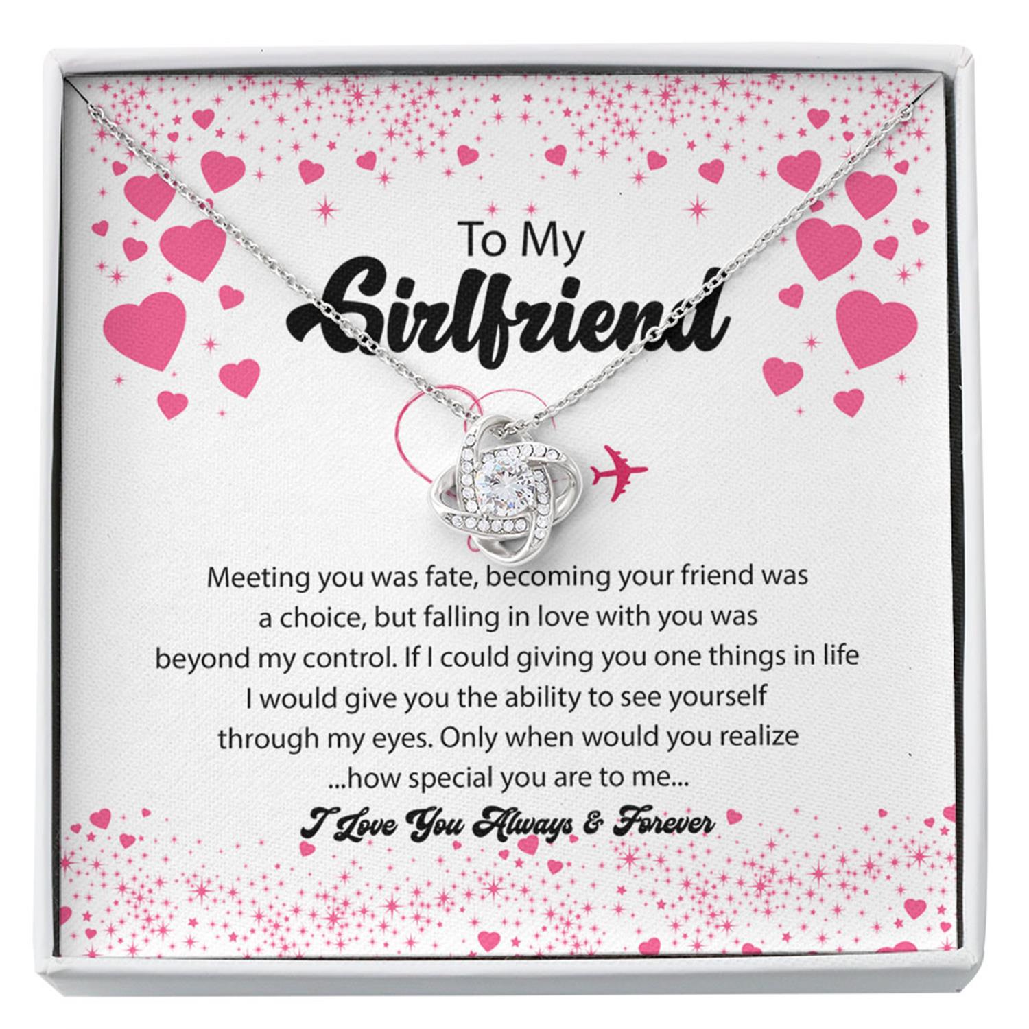 Girlfriend Necklace, To My Girlfriend Necklace Gift - How Special You Are To Me Custom Necklace
