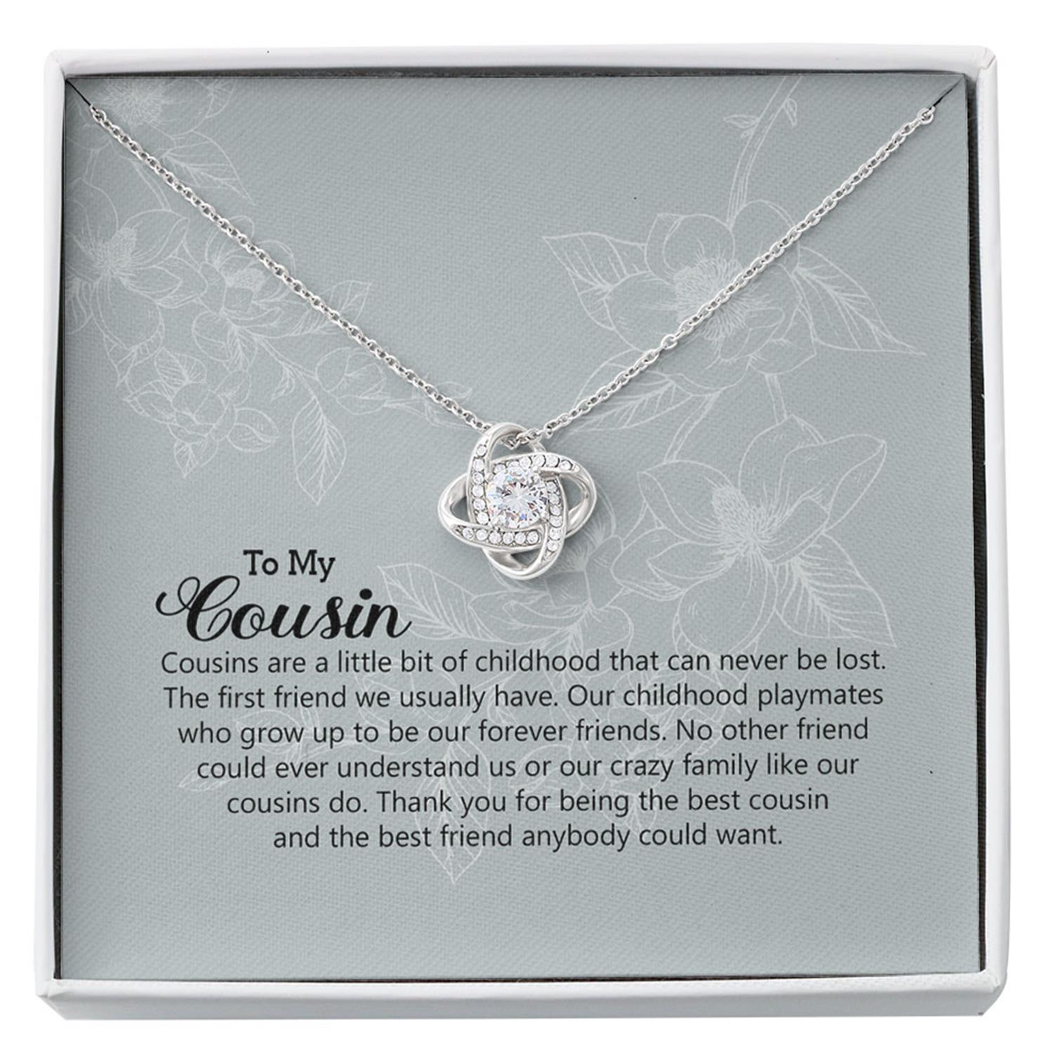 Cousin Necklace, To My Cousin Necklace Gift From Uncle Aunt Auntie Custom Necklace