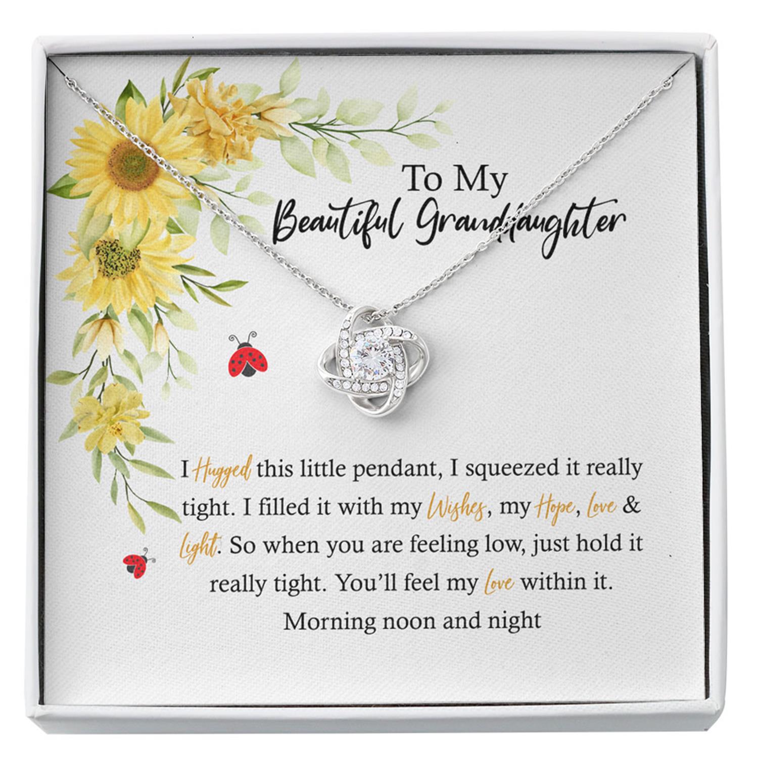 Granddaughter Necklace, Sweet 16 Gift, Granddaughter Graduation Custom Necklace