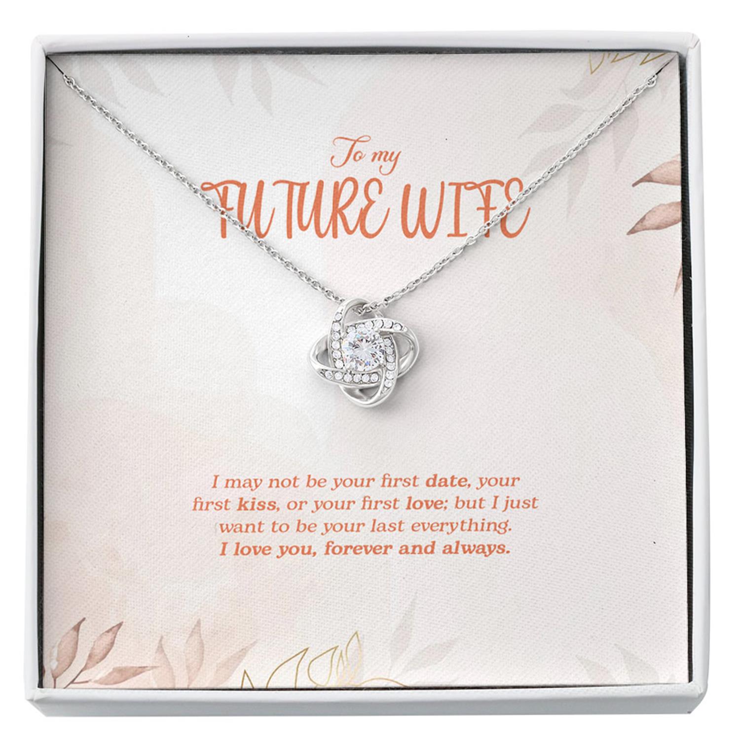 Wife Necklace, To My Future Wife Necklace, Engagement, Sentimental Gift For Bride From Groom Custom Necklace