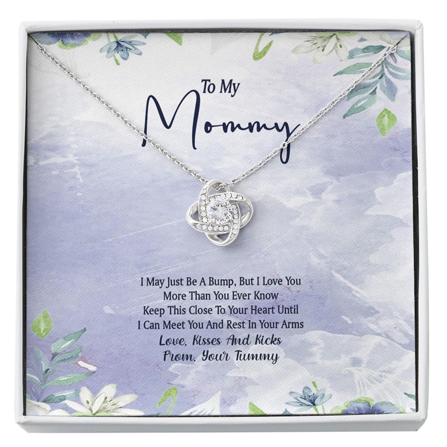 Mom Necklace, First Time Mom Gift Necklace, Push Gift For New Mom, Mom To Be, Pregnancy Custom Necklace