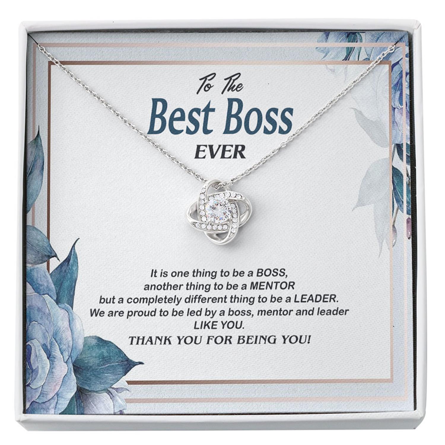 Boss Day Necklace Gift For Her, Boss Lady Gift, Christmas Necklace Gift For Boss Custom Necklace