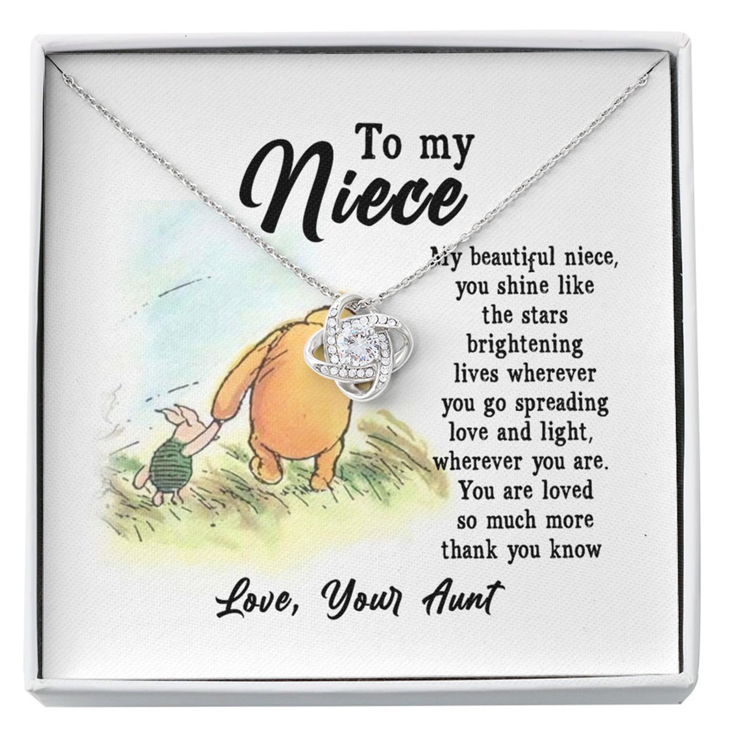 Niece Necklace, To My Niece Necklace, Gift For Niece From Aunt Custom Necklace