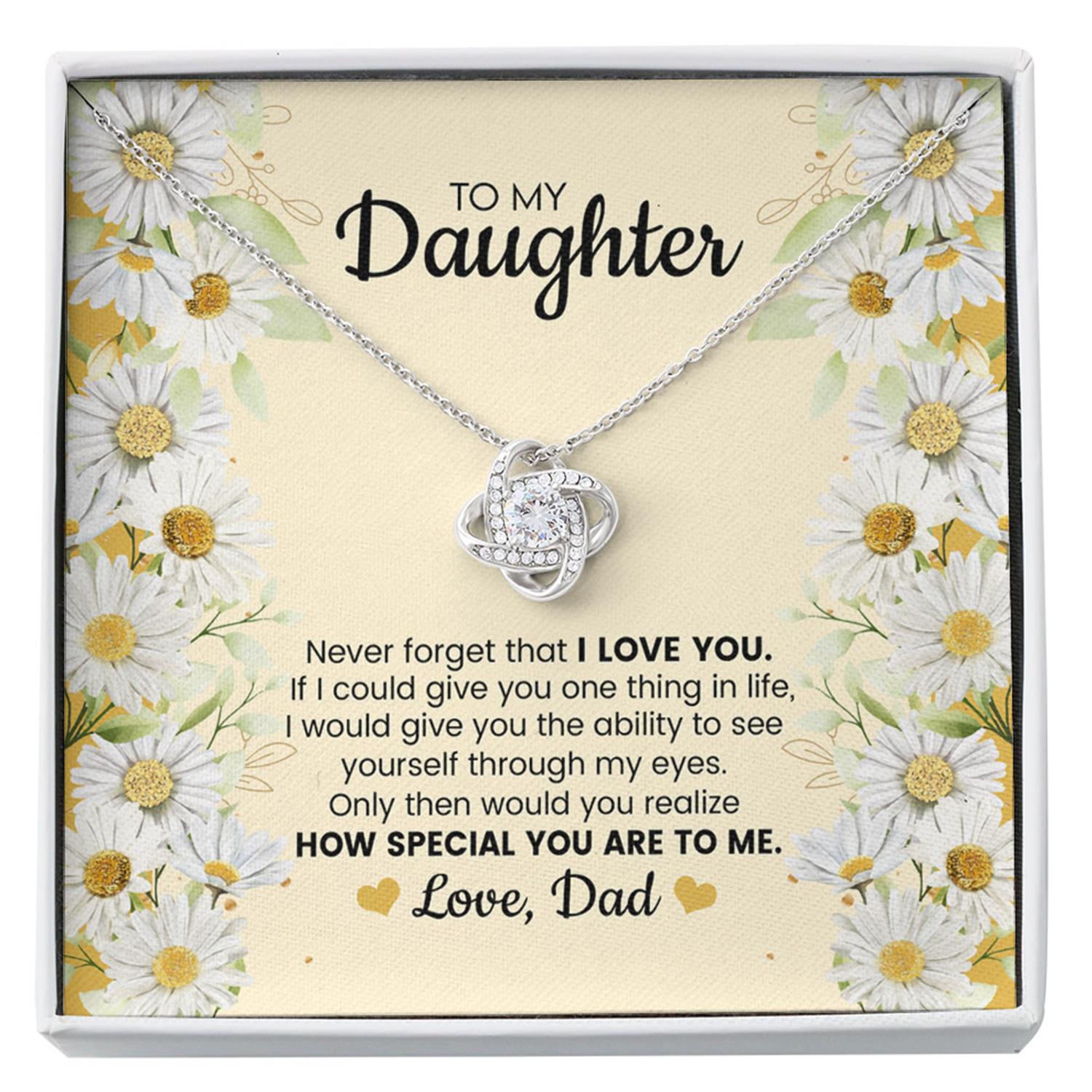 Daughter Necklace, Father Daughter Necklace, Gifts For Daughter From Dad Custom Necklace