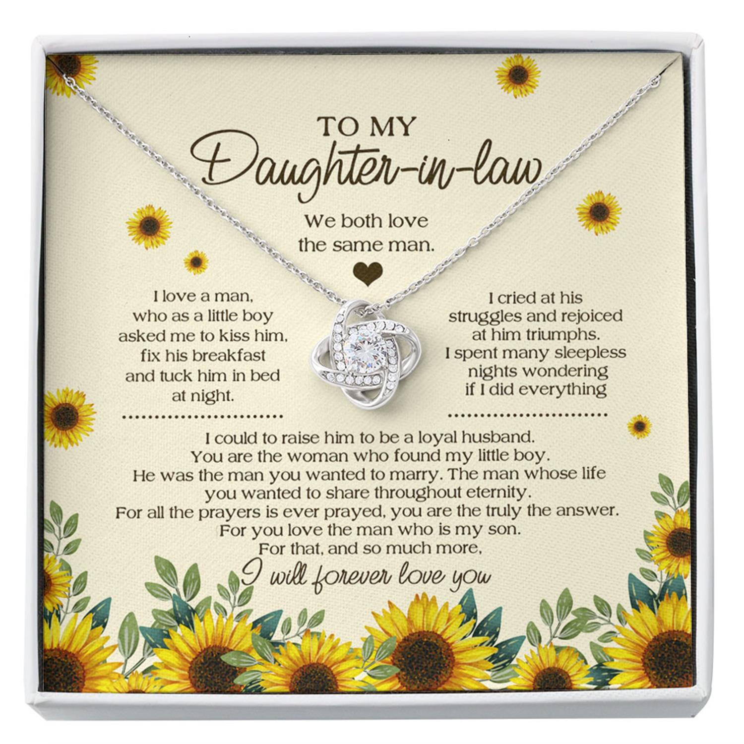 Daughter-in-law Necklace, To My Daughter-in-Law Necklace, Gifts For Daughter In Law Custom Necklace