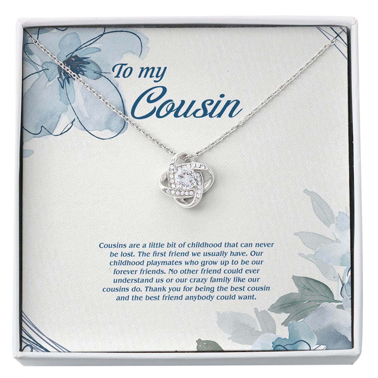 Cousin Necklace, Gift For Cousin Christmas Gift Custom Necklace