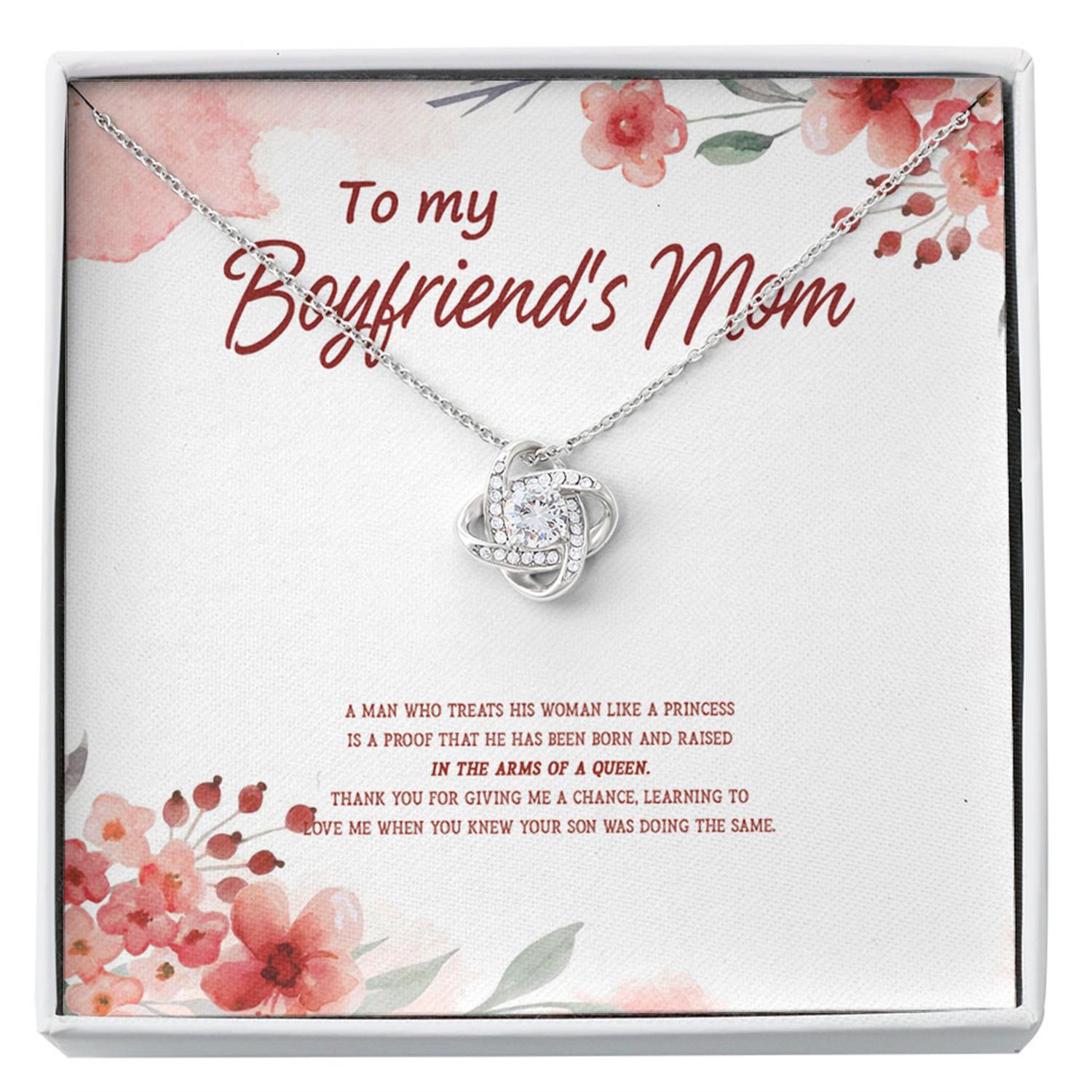 Mother-in-law Necklace, Boyfriends Mom Gift - Boyfriends Mom Custom Necklace