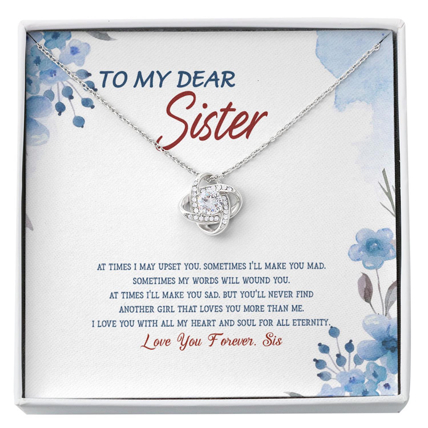 Sister Necklace, To My Sister Necklace, Gift For Best Friends Soul Sister Bestie BFF Custom Necklace