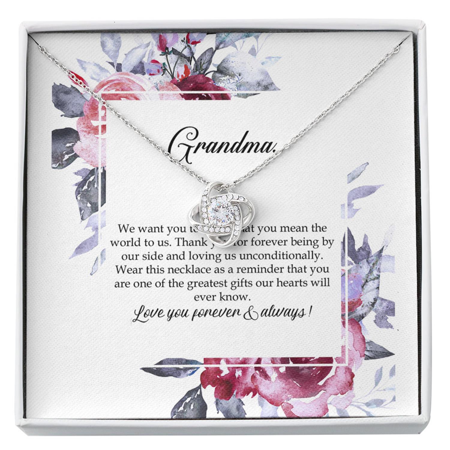 Grandmother Necklace, Necklace For Grandma - Grandma Gift Grandmother Custom Necklace