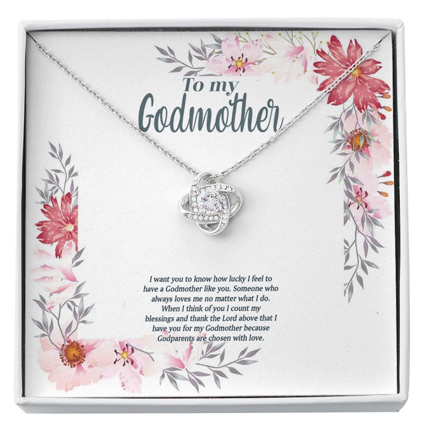 Godmother Necklace Gift, Godmother Thank You, Wedding Gift Custom Necklace