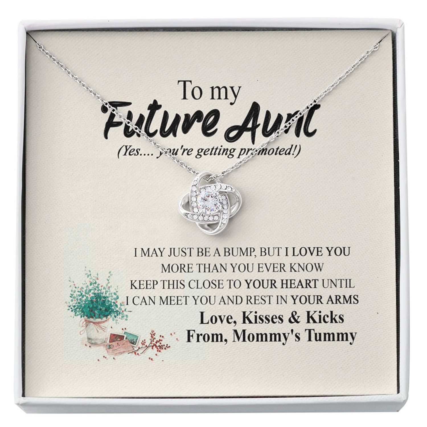 Aunt Necklace, New Aunt Necklace Gift, Soon To Be Aunt, Reveal To Aunt To Be Gift Custom Necklace