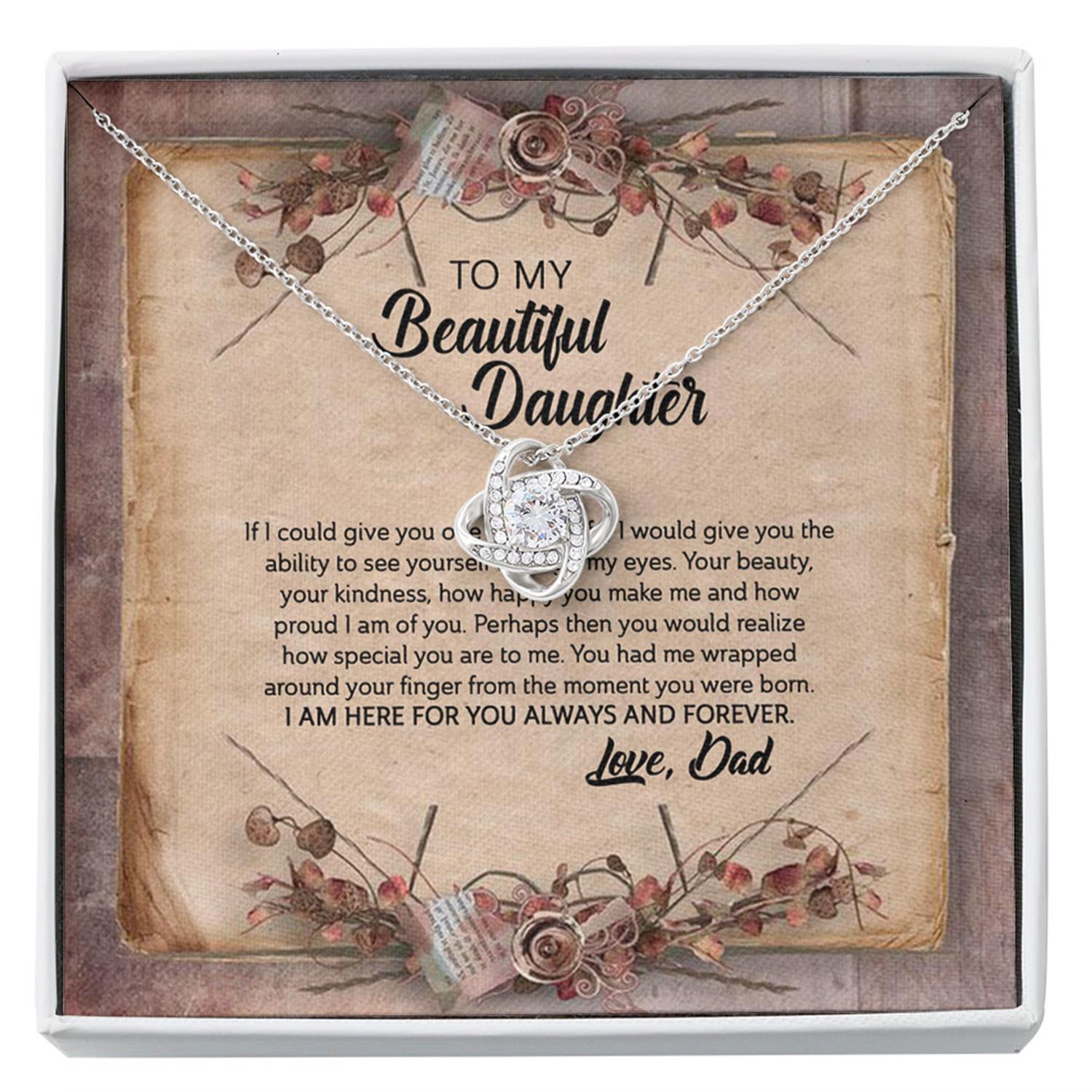 Daughter Necklace, To My Daughter Necklace, Father To Daughter Gift, Gift To Daughter From Dad Custom Necklace