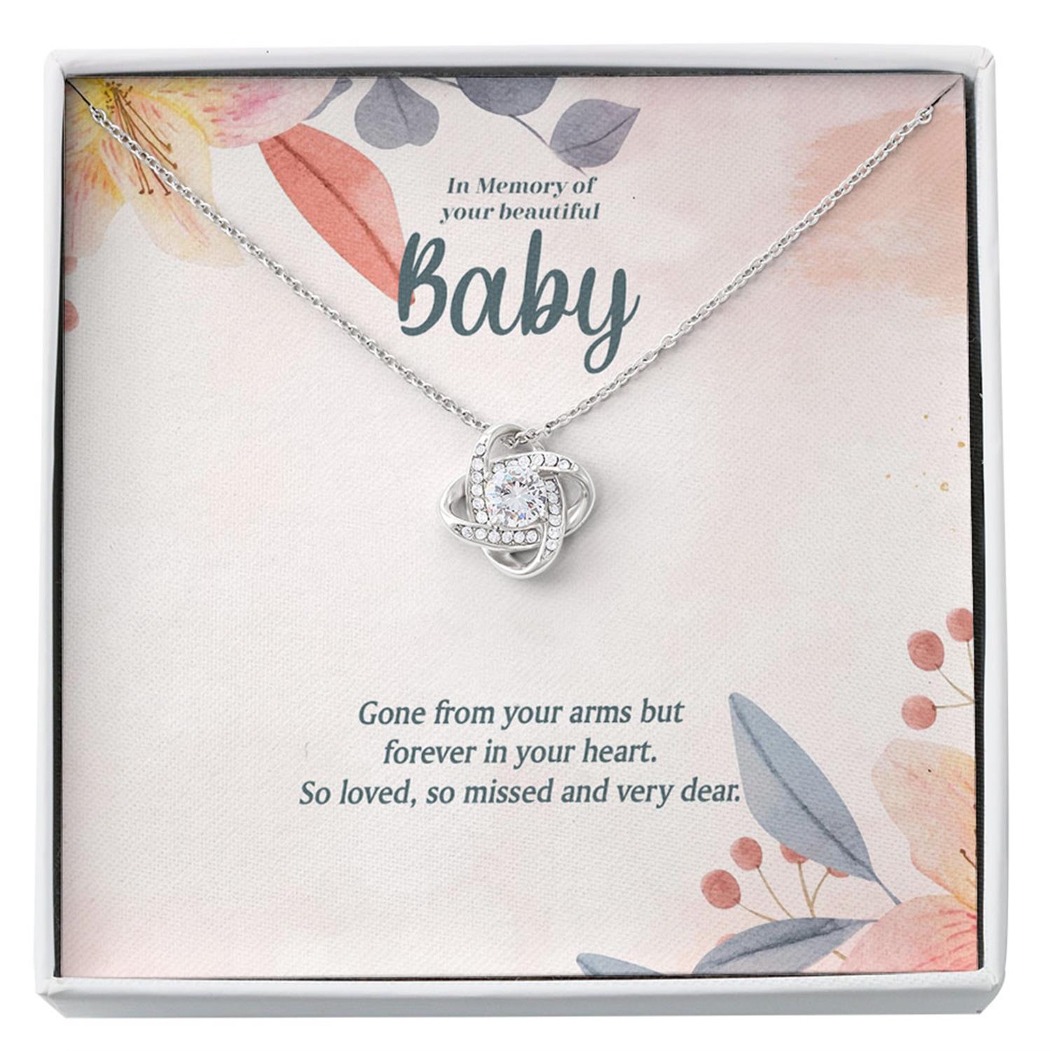 Infant Loss Necklace Gift, Miscarriage Gift, Pregnancy Loss Gift, Bereavement Gift Custom Necklace