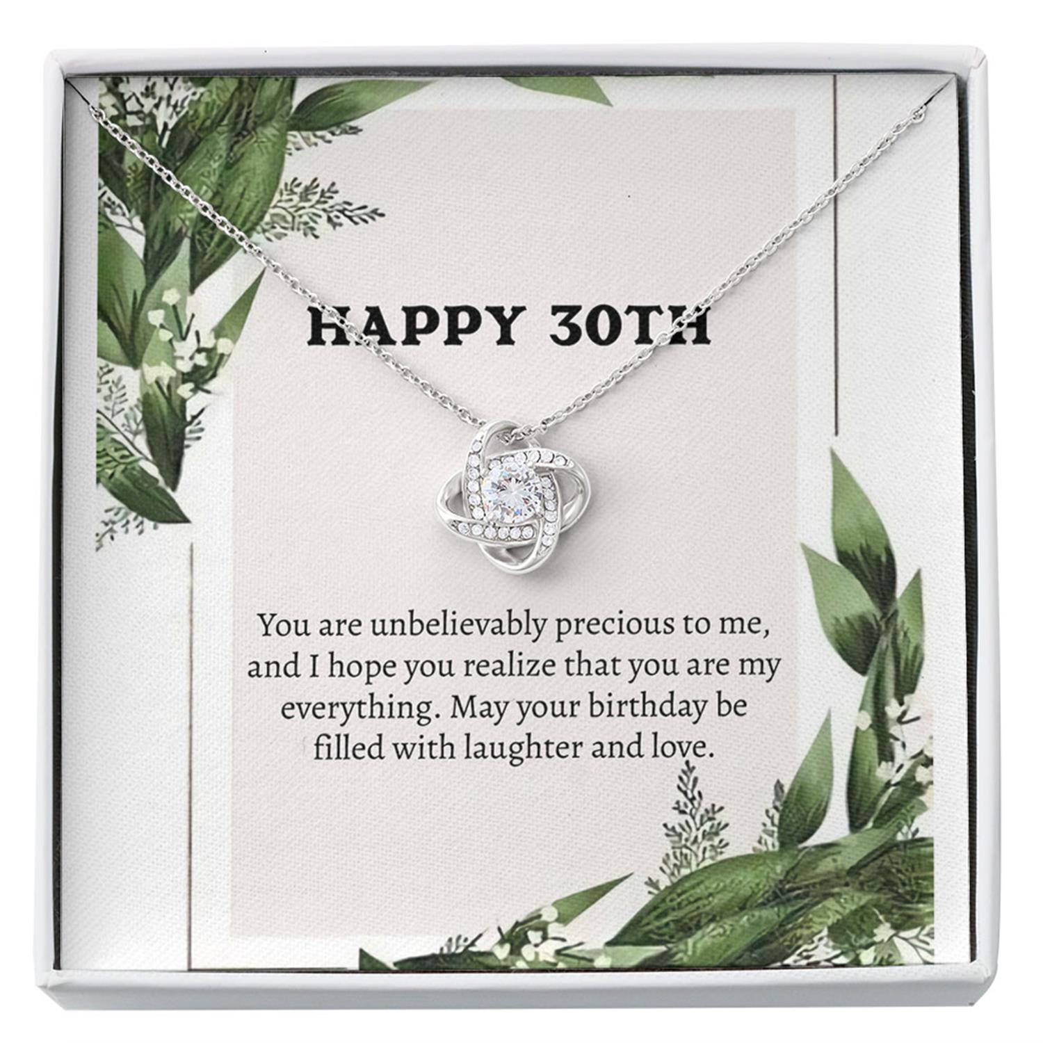 Daughter Necklace, Daughter 30th Birthday Necklace Gift, Gift For Daughter Turning 30, 30 Year Old Custom Necklace