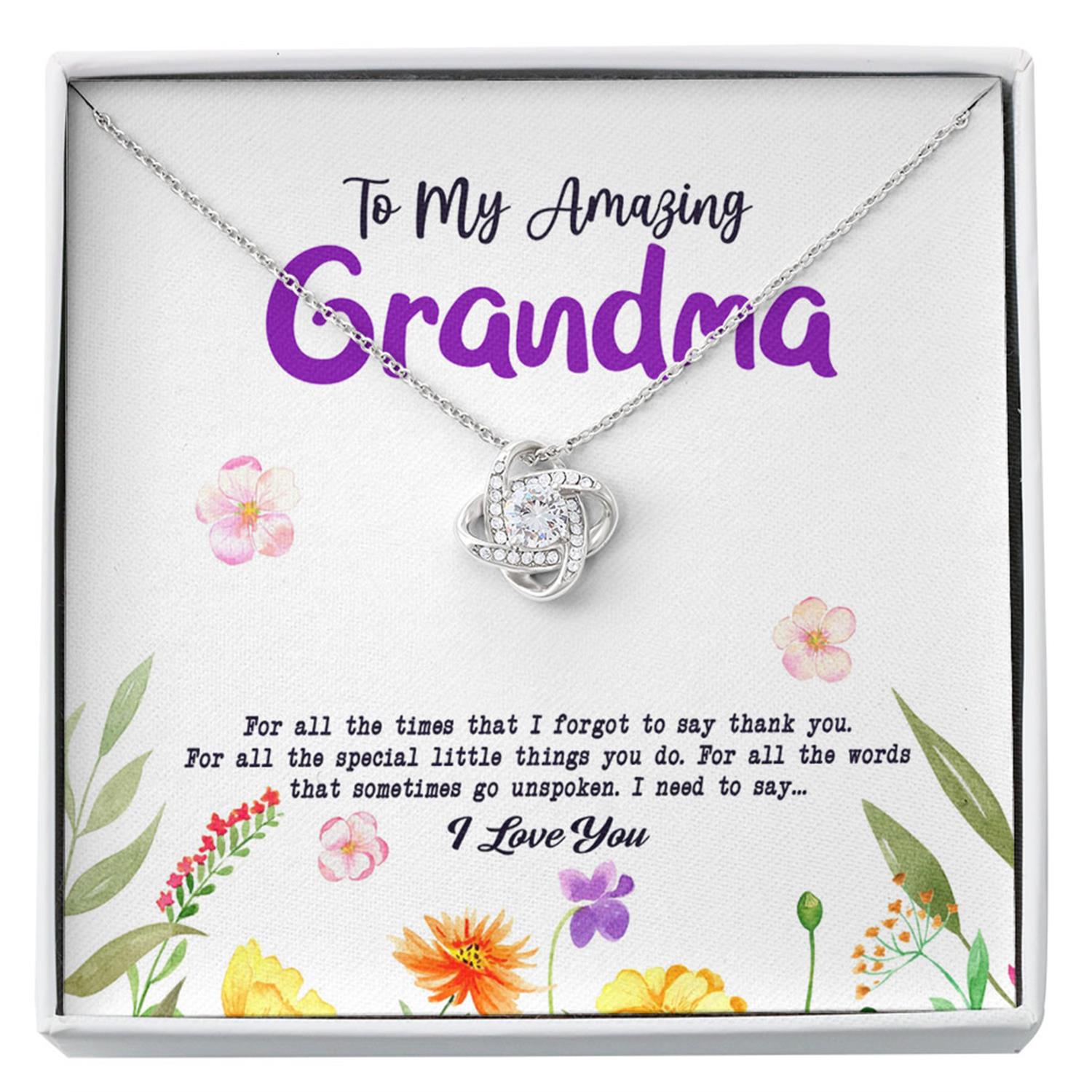 Grandmother Necklace, Grandma Necklace Gift From Grandkids, Thoughtful Gift For Grandma, Best Grandma Custom Necklace