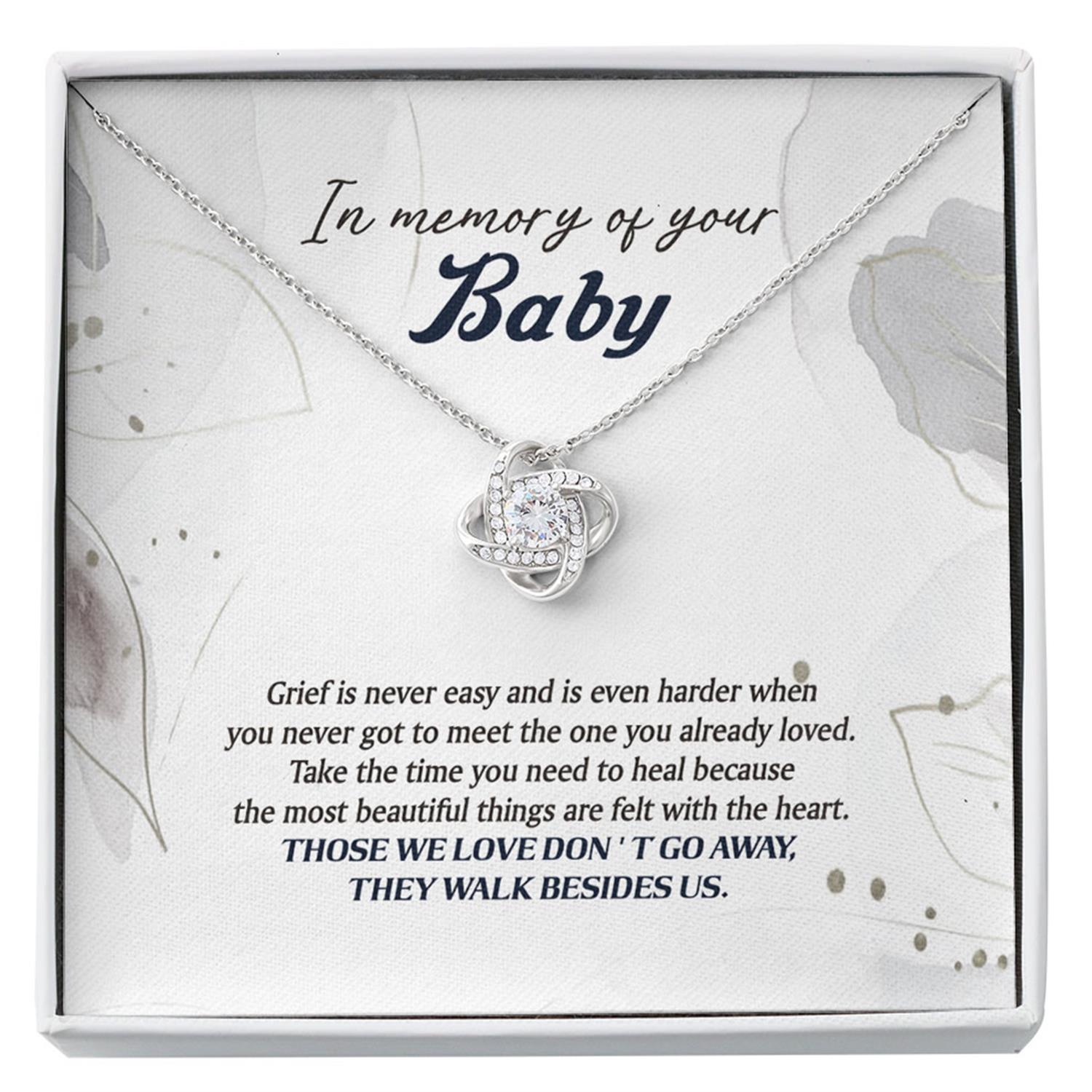 Miscarriage Necklace, Loss Of Baby, Sympathy Gift, Pregnancy Loss Gift, In Loving Memory Custom Necklace